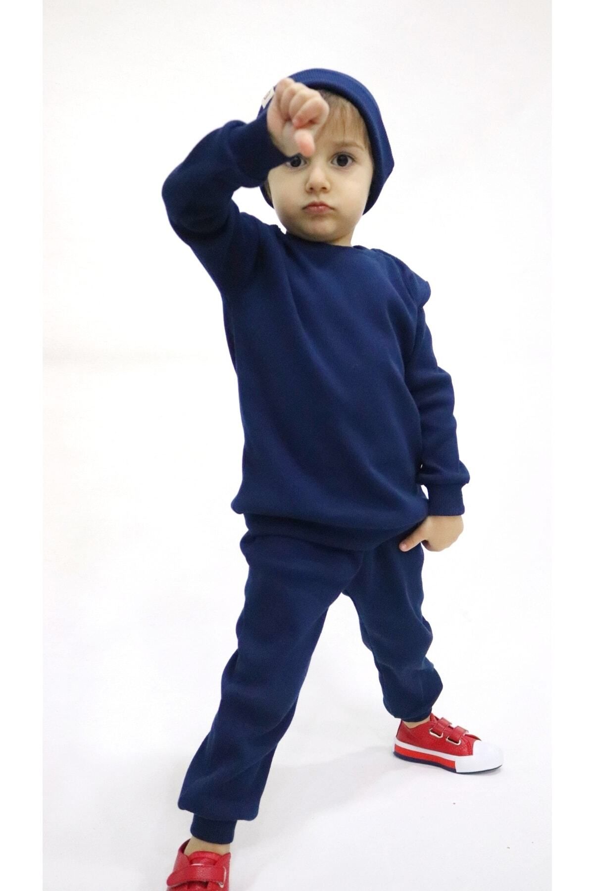 Fittili Bebek Ve Çocuk 3lü Takım Lacivert