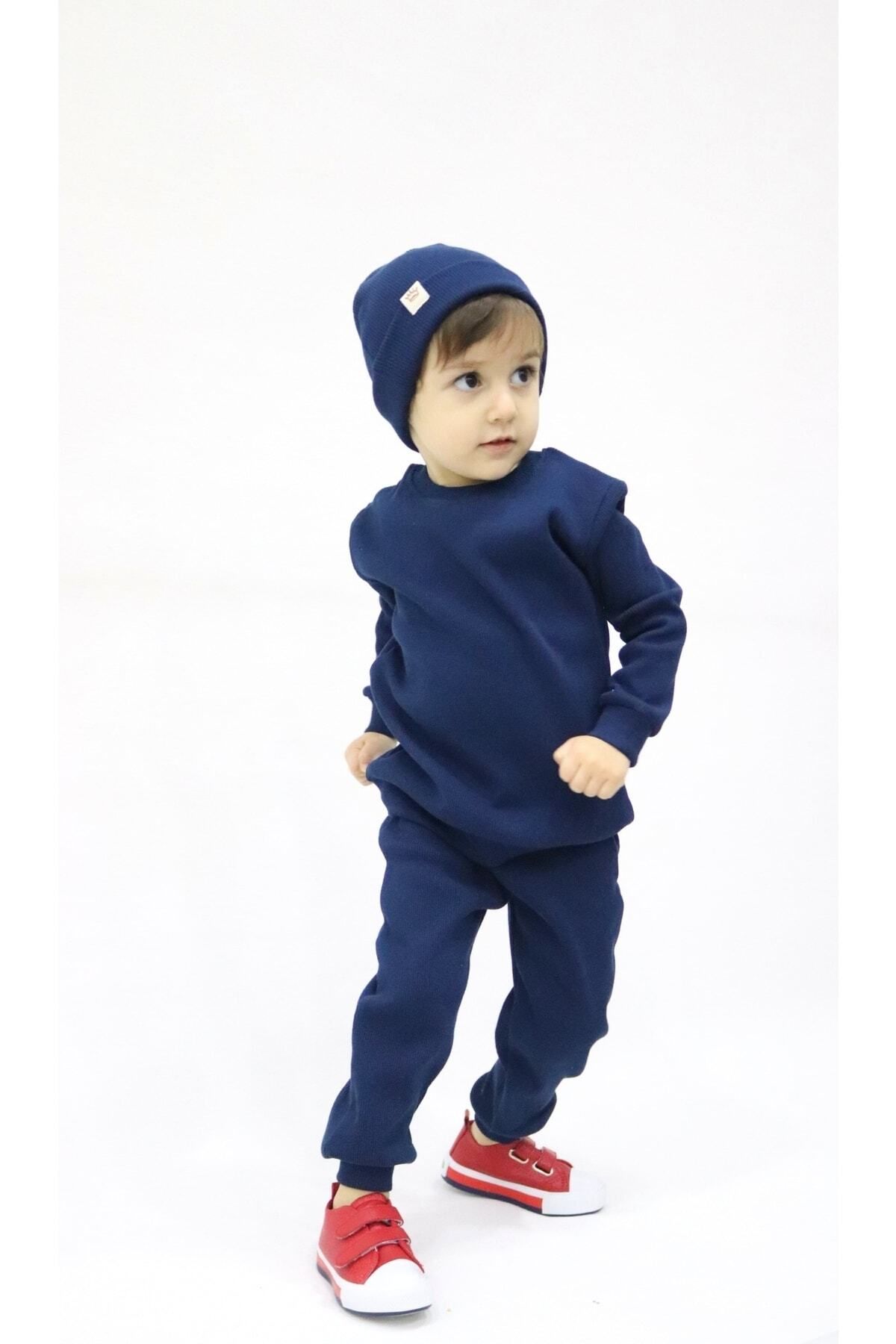 Fittili Bebek Ve Çocuk 3lü Takım Lacivert