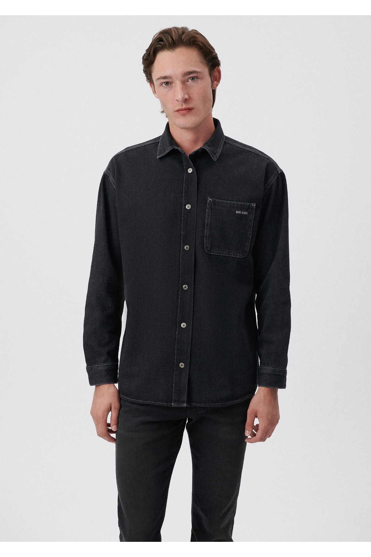 پیراهن مردانه ماوی | 210588 Mavi - Image 3