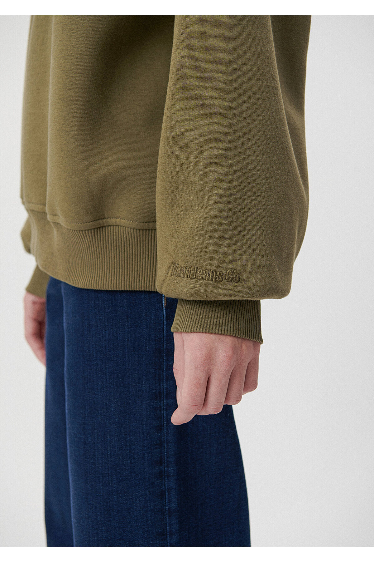 سویشرت زنانه سبز ماویMavi | 1610198 اورجینال - تصویر 5