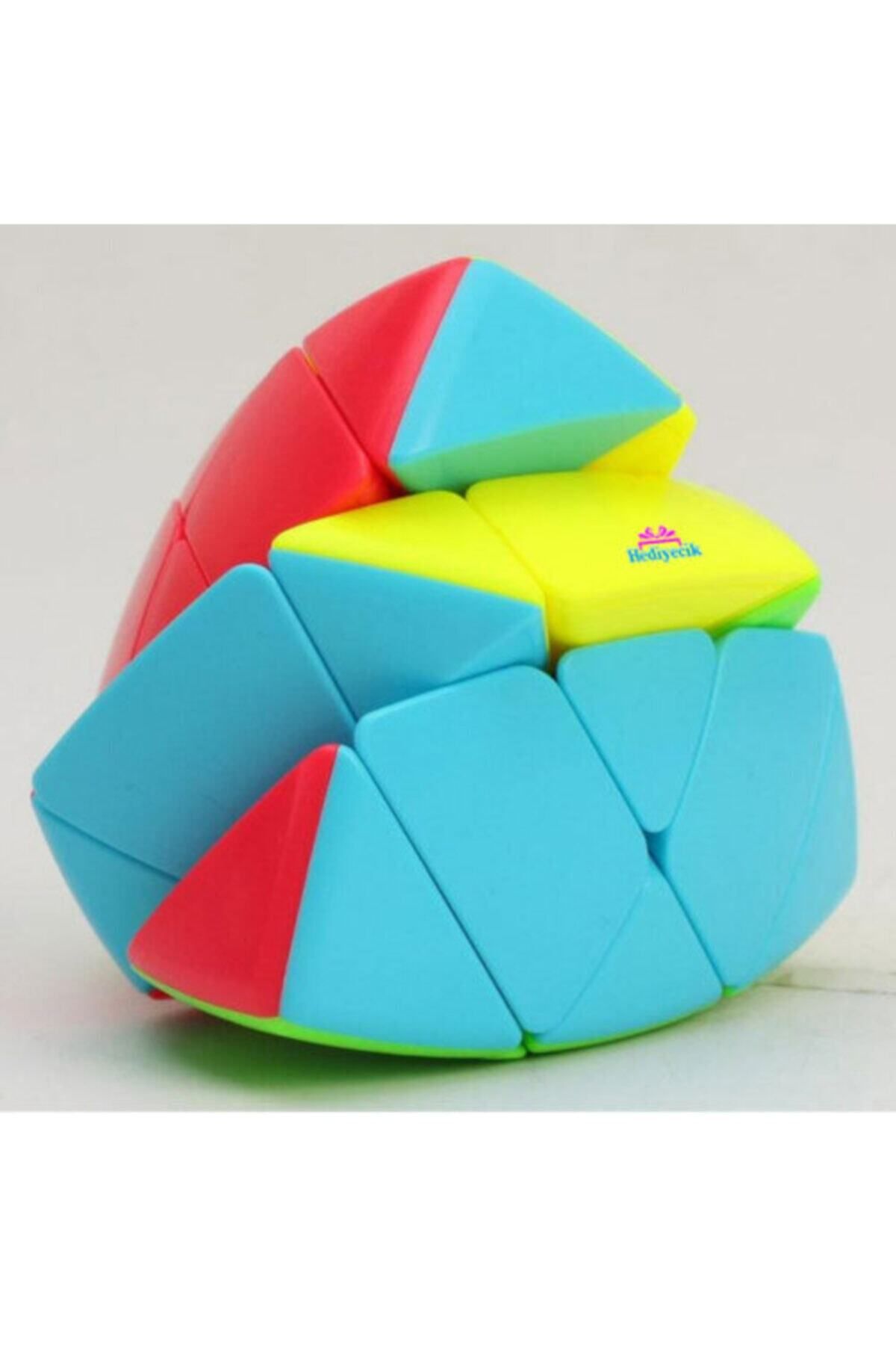 hediyecik-Mastermorphix Pyramid 3X3 Intelligence Cube Mind Cube Non-Adhesive 5