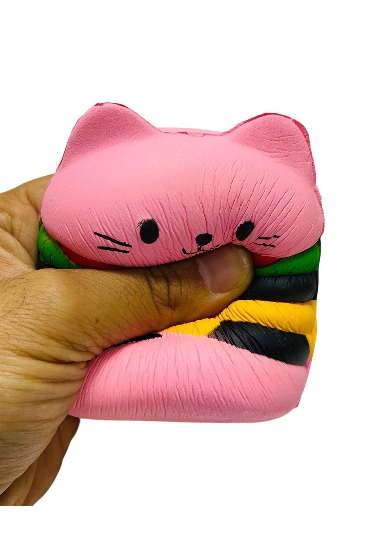 Squishy hamburger cat sale