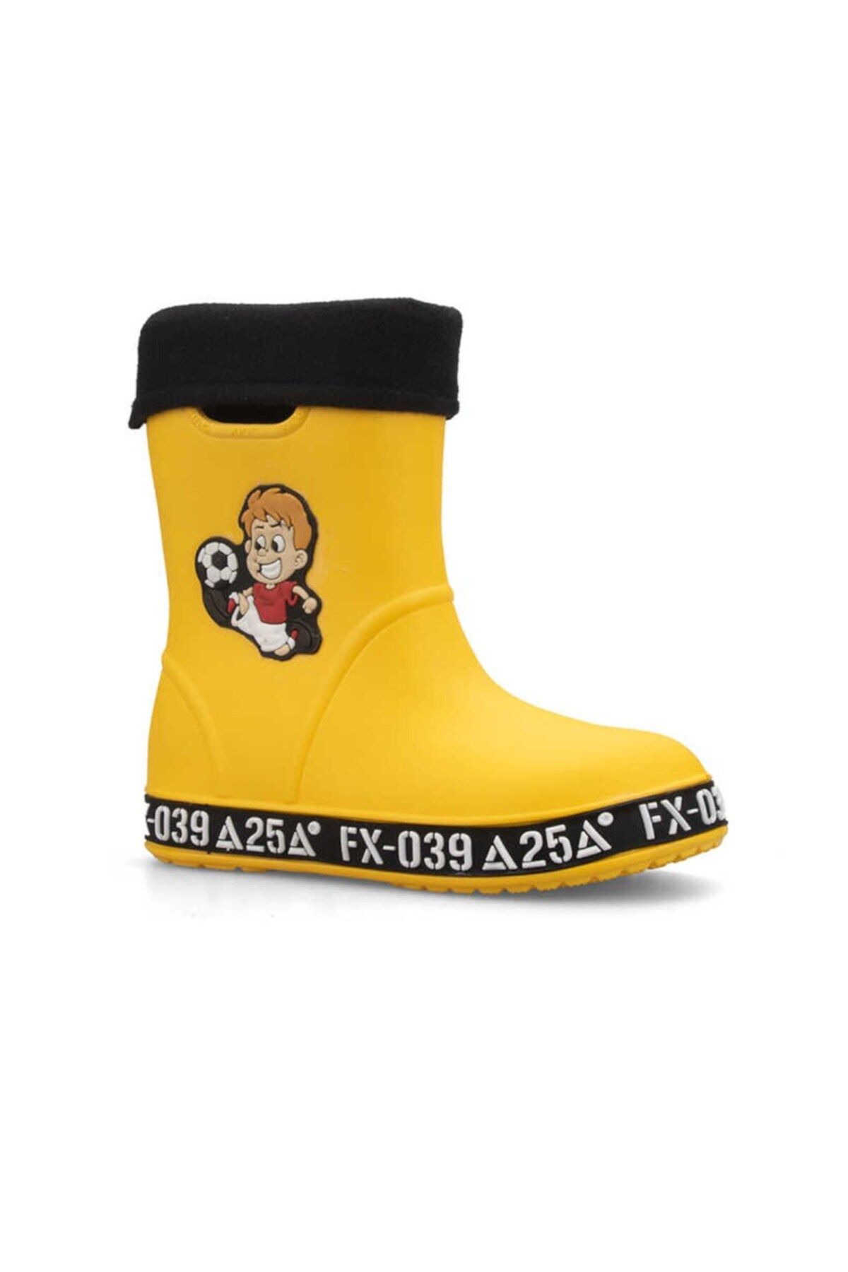 Yellow flat best sale boots