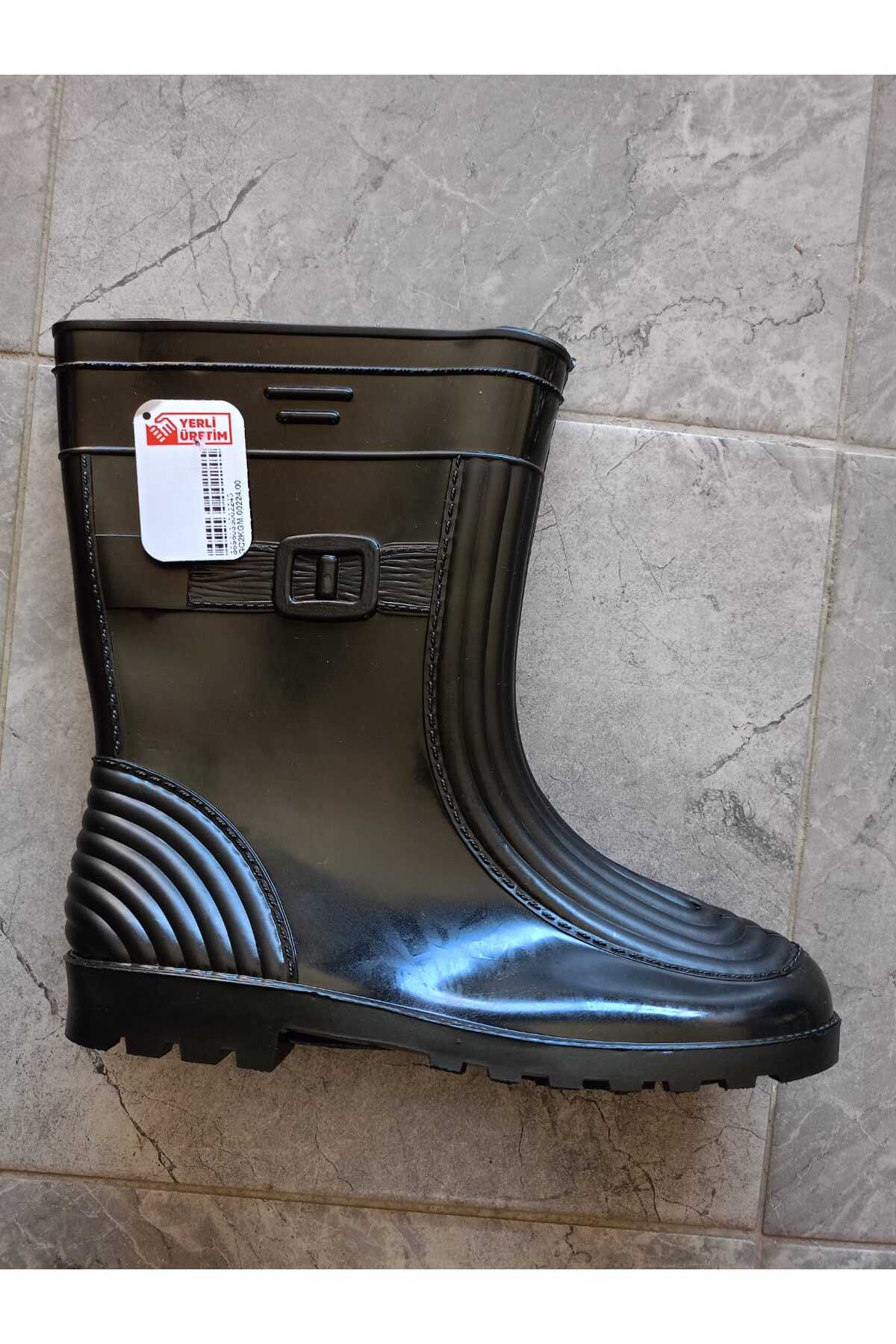 GEZER Kısa Siyah Şık Çizme görsel 2