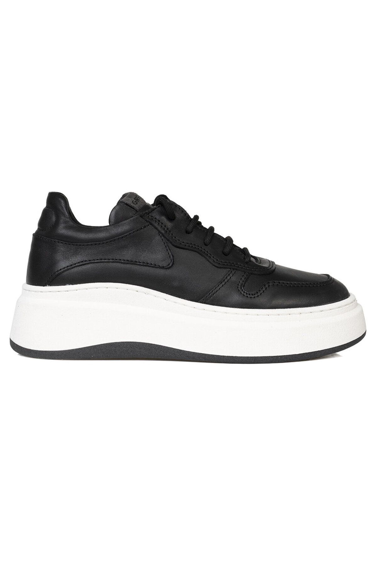 Greyder Kadın Siyah Hakiki Deri Sneaker Ayakkabı 3k2sa33120 Fiyatı ...