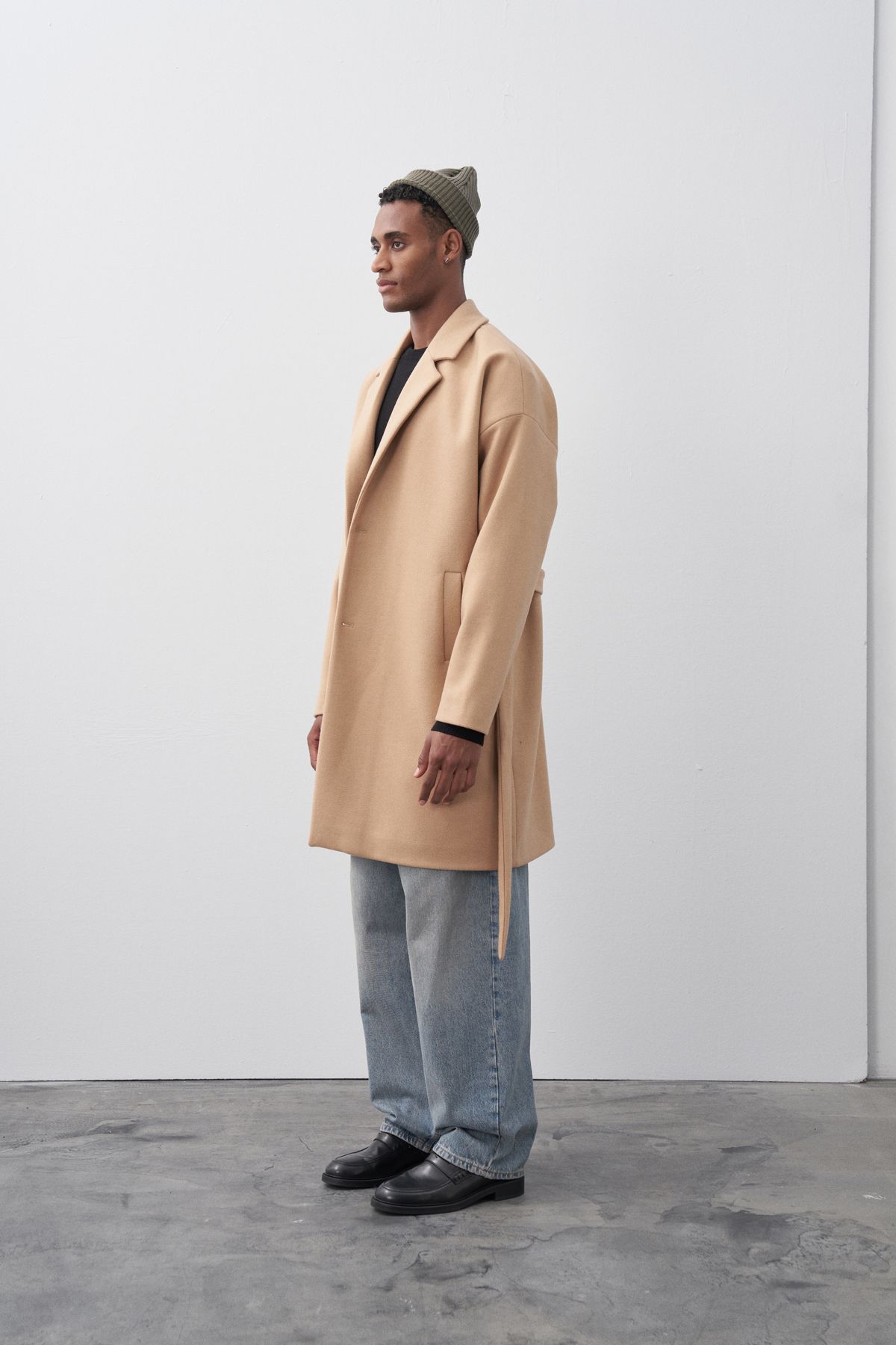 Camel cashmere cheap coat mens