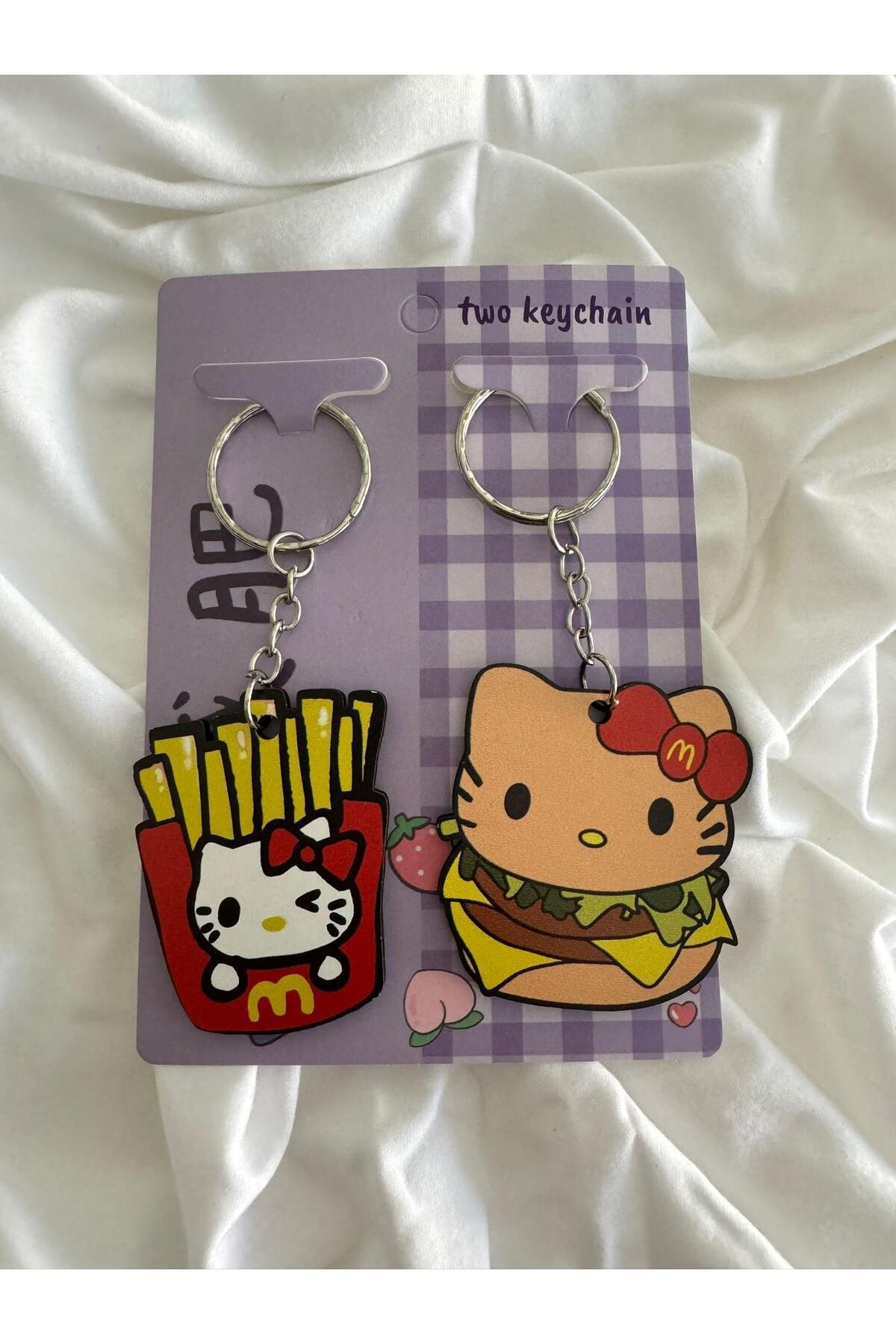 Planet Butik-Kitty Mc 2-Piece Keychain 2