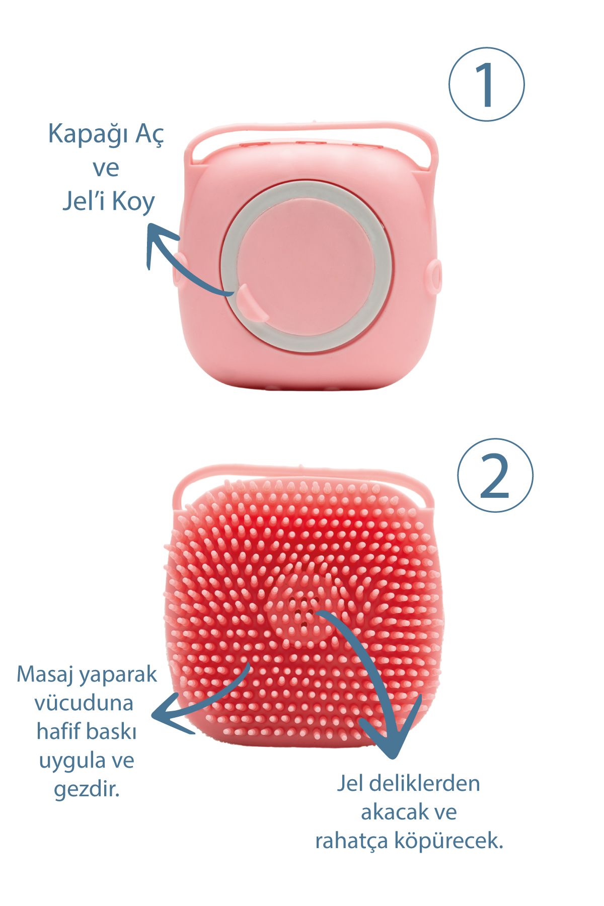 Seay-Hair or Body Washing and Massage Comb for Adult, Children, Cat & Dog with Shampoo Chamber 2