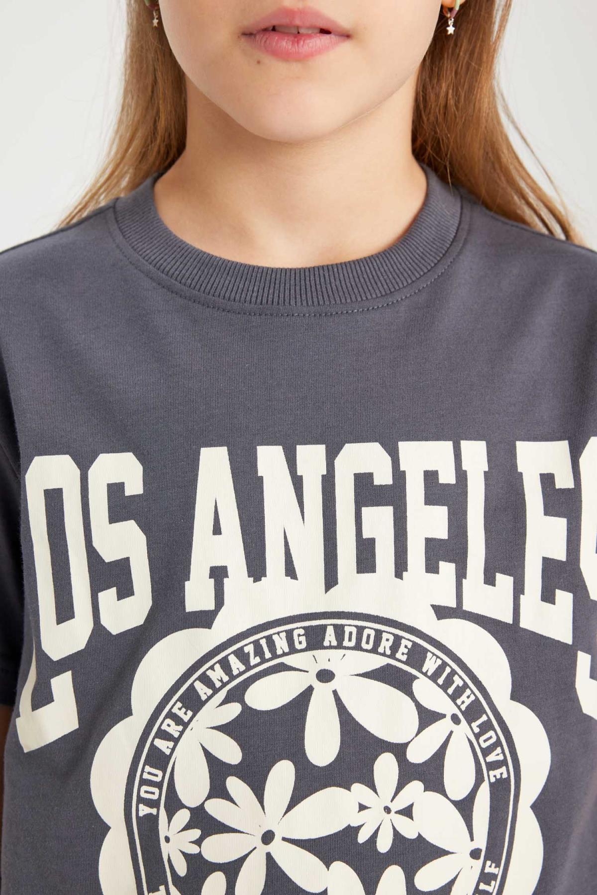 تی شرت دخترانه دفاکتو | B5088A824SM Defacto - Image 4