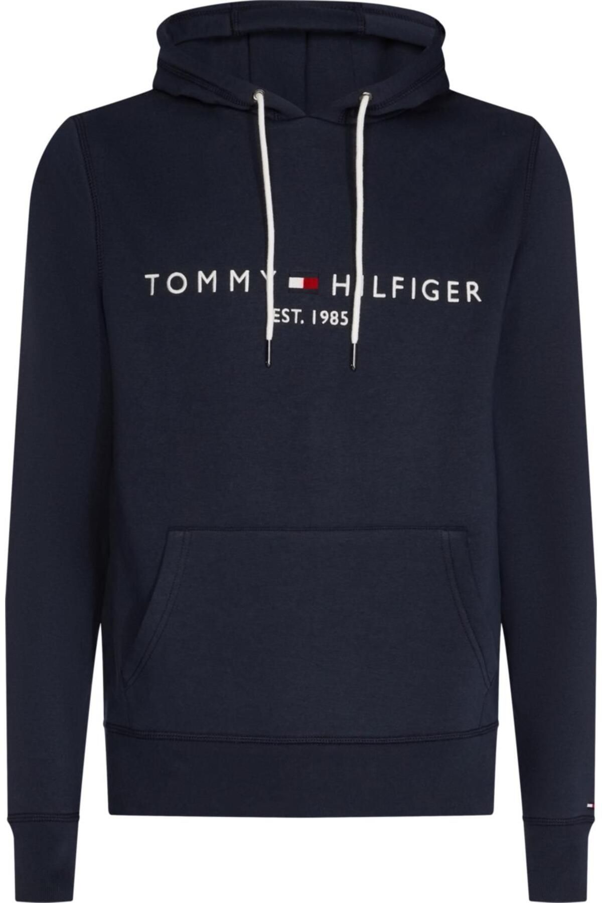 Tommy Hilfiger-Core Tommy Logo kapucnis férfi pulóver logóval 1