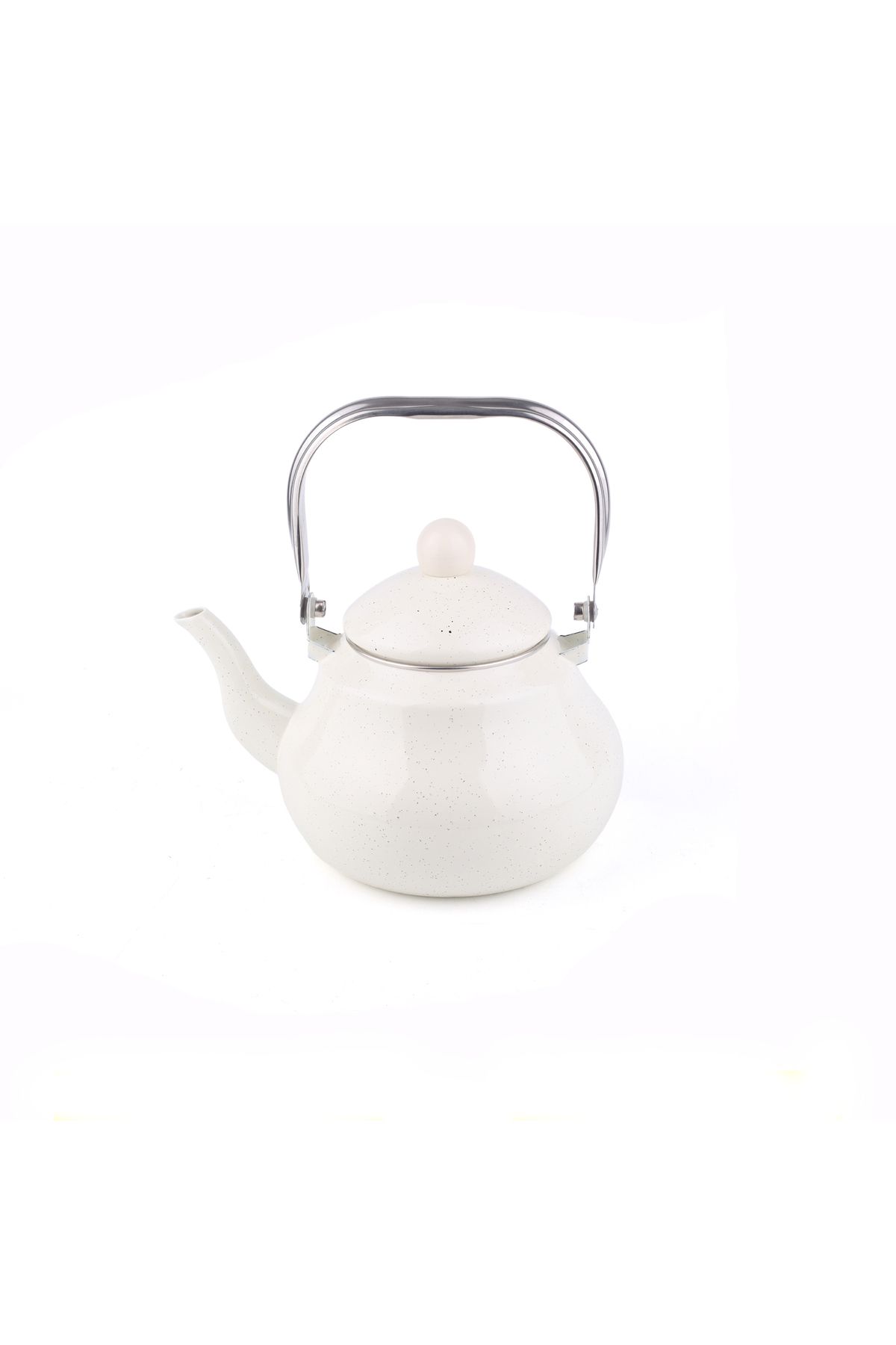 Vadi-Alessi Enameled Heat Resistant Glass Herbal Tea Pot 2.5L 5