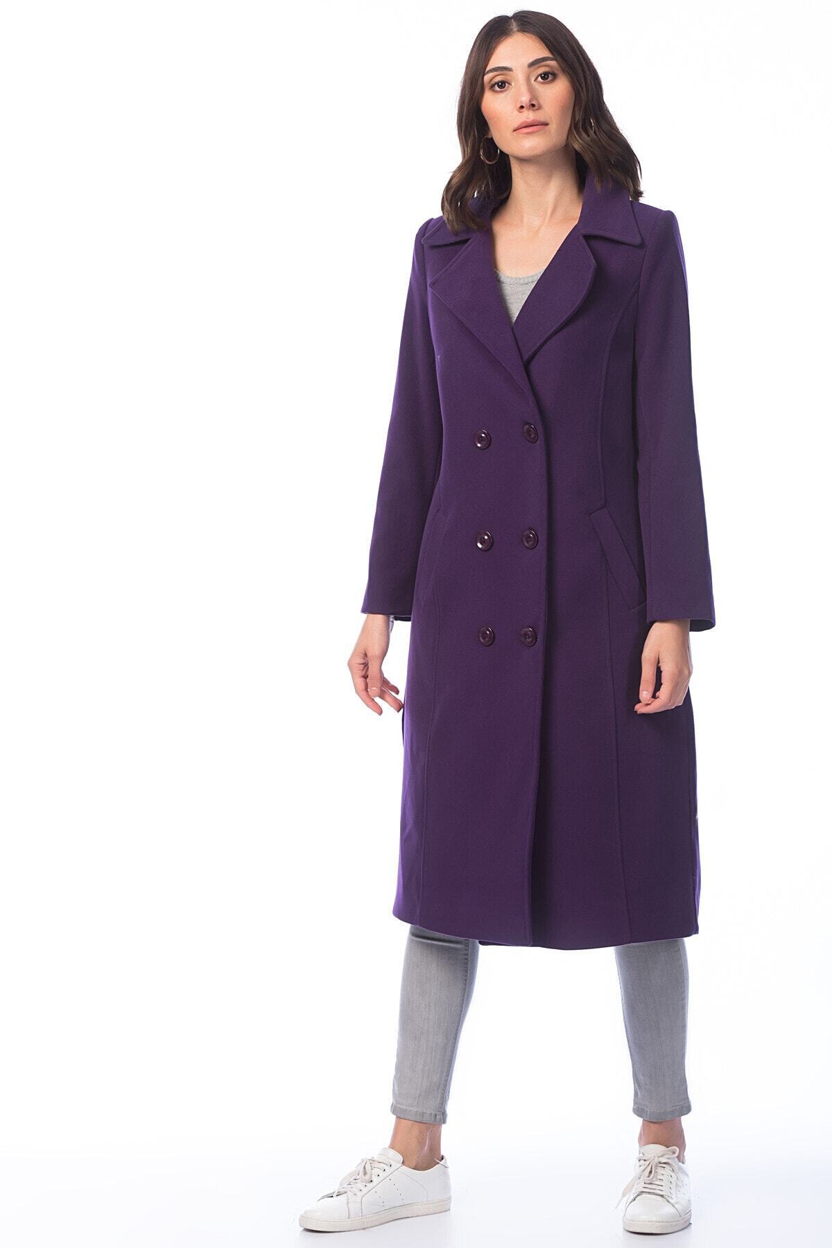 Women's Purple Coat 70494..