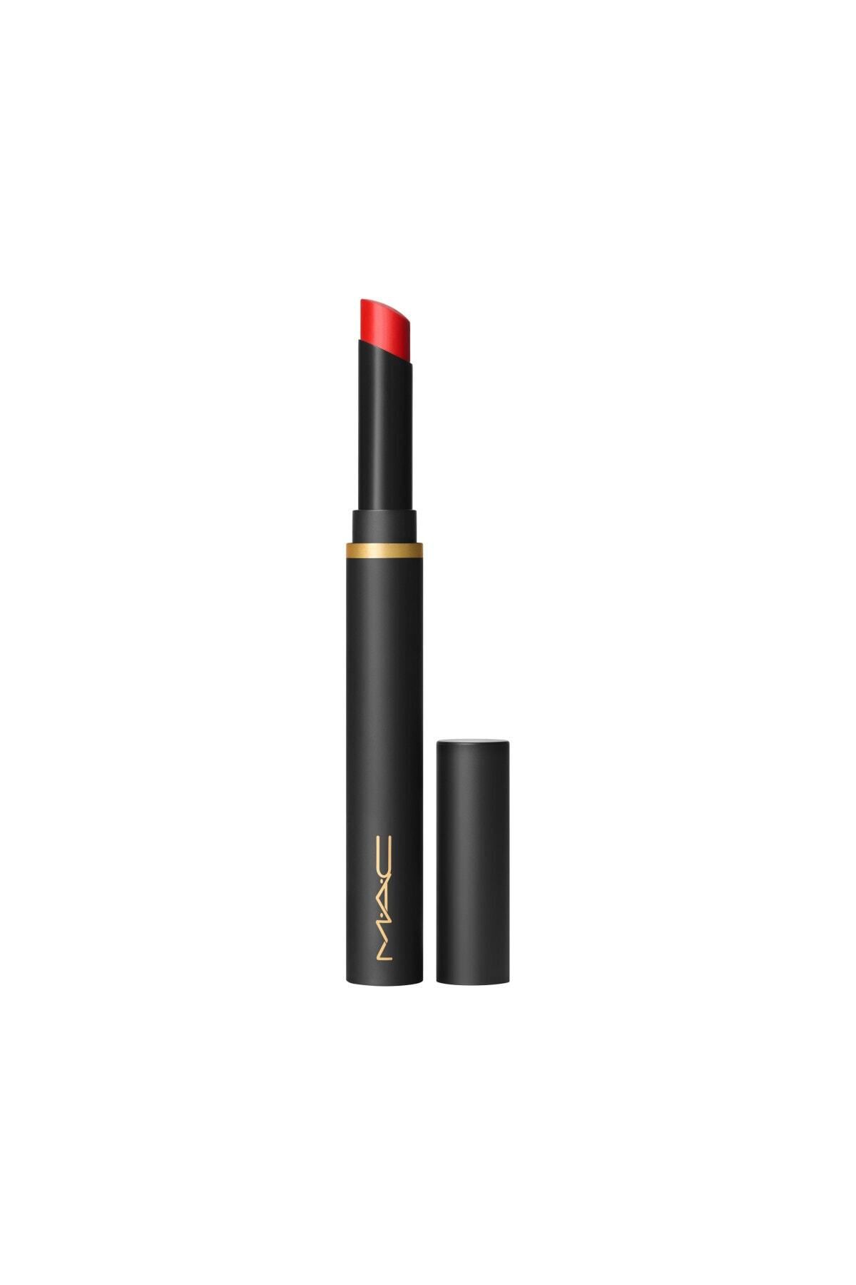 Mac Cosmetologies — Губная помада Powder Kiss Velvet Blur Slim Stick — Ruby New — 773602672400 99908