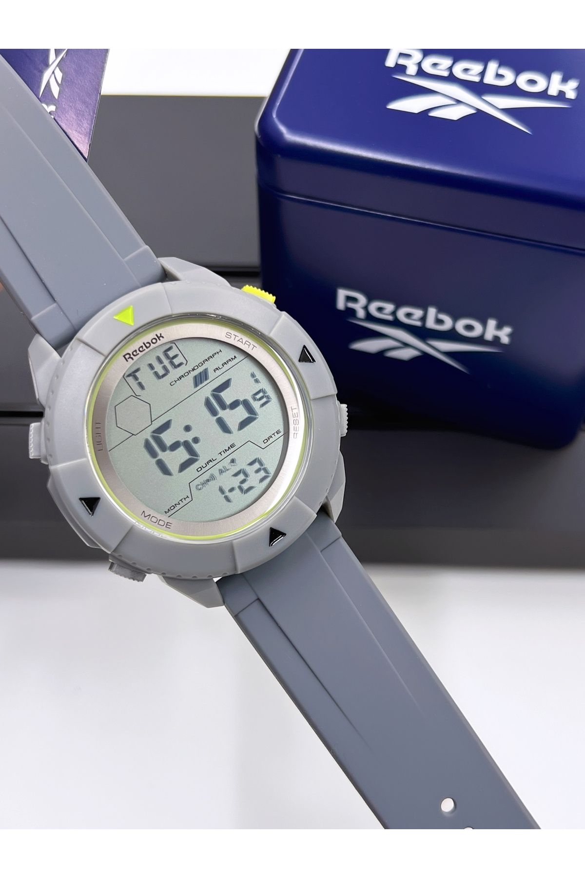 Reebok 100 Mt Water Resistant Special Series Alarm Digital Unisex Wristwatch with Lighting and Stopwatch Trendyol