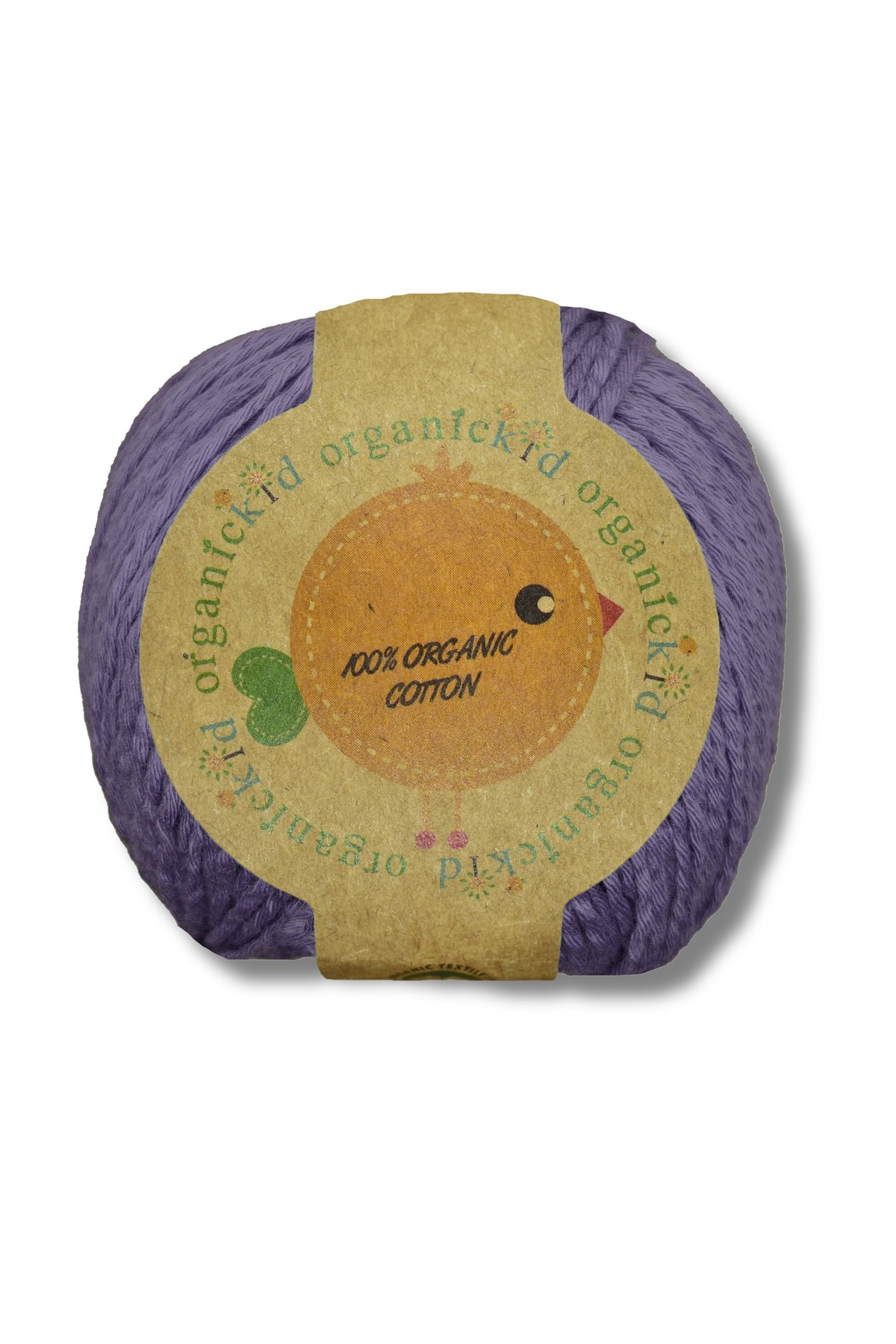 OrganicKid Organik Pamuk Amigurumi Punch 50 gr El Örgü Ipi Mor - Blue Lilac