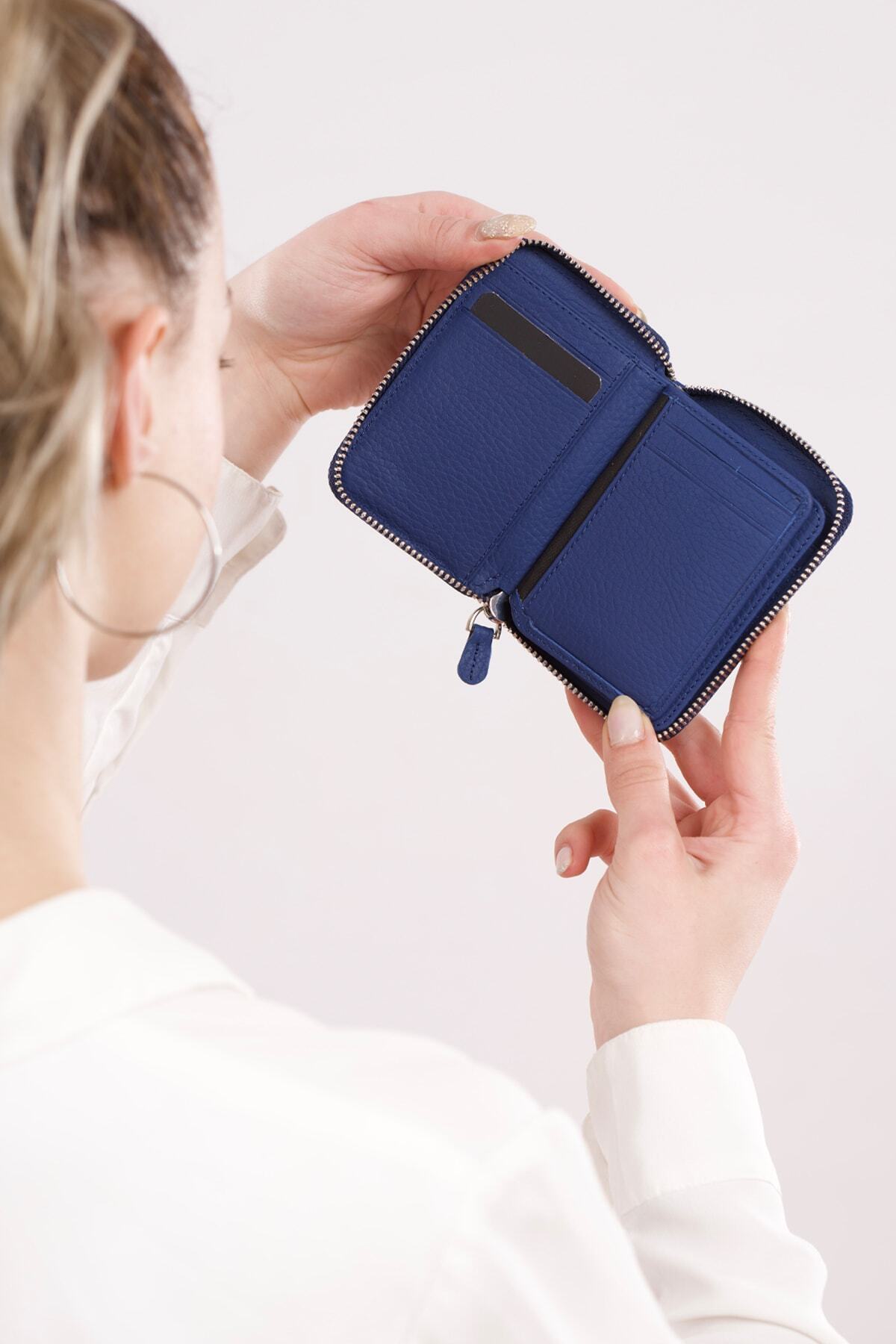 کیف پول مردانه آبی CüzCan | 61 اورجینال - تصویر 4