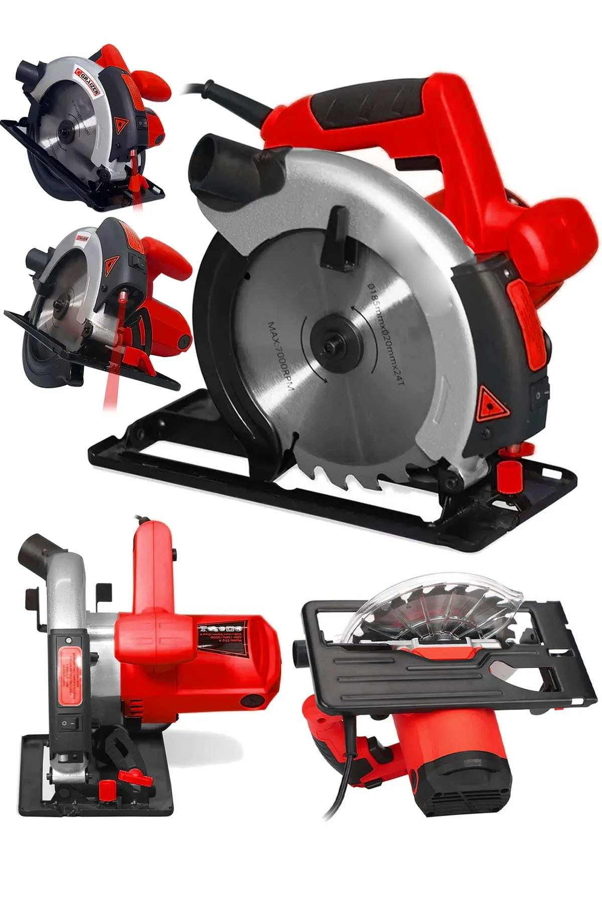 MOONSHOP ProSeri Metal Şanzuman Lazerli Daire Testere Sunta Kesme Makinesi 45' Açılı Kesim