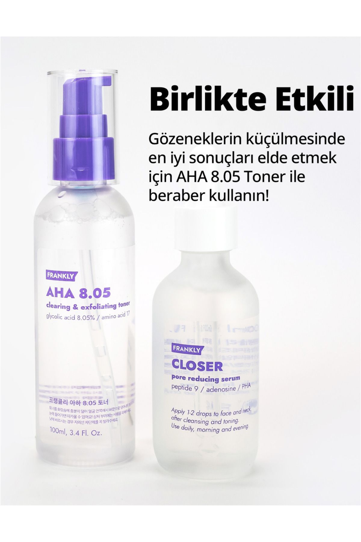 FRANKLY-Pore Firming and Anti-Aging Closer Serum Containing 9 Peptides 30ml 7
