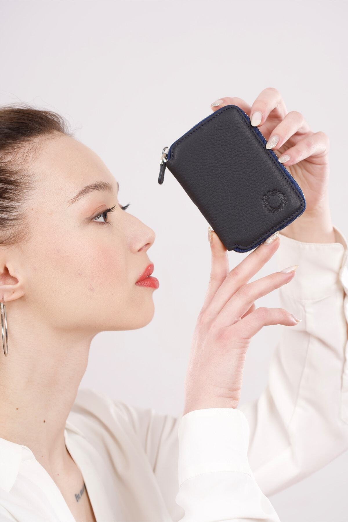 کیف پول مردانه آبی سرمه ای CüzCan | 61 اورجینال - تصویر 2