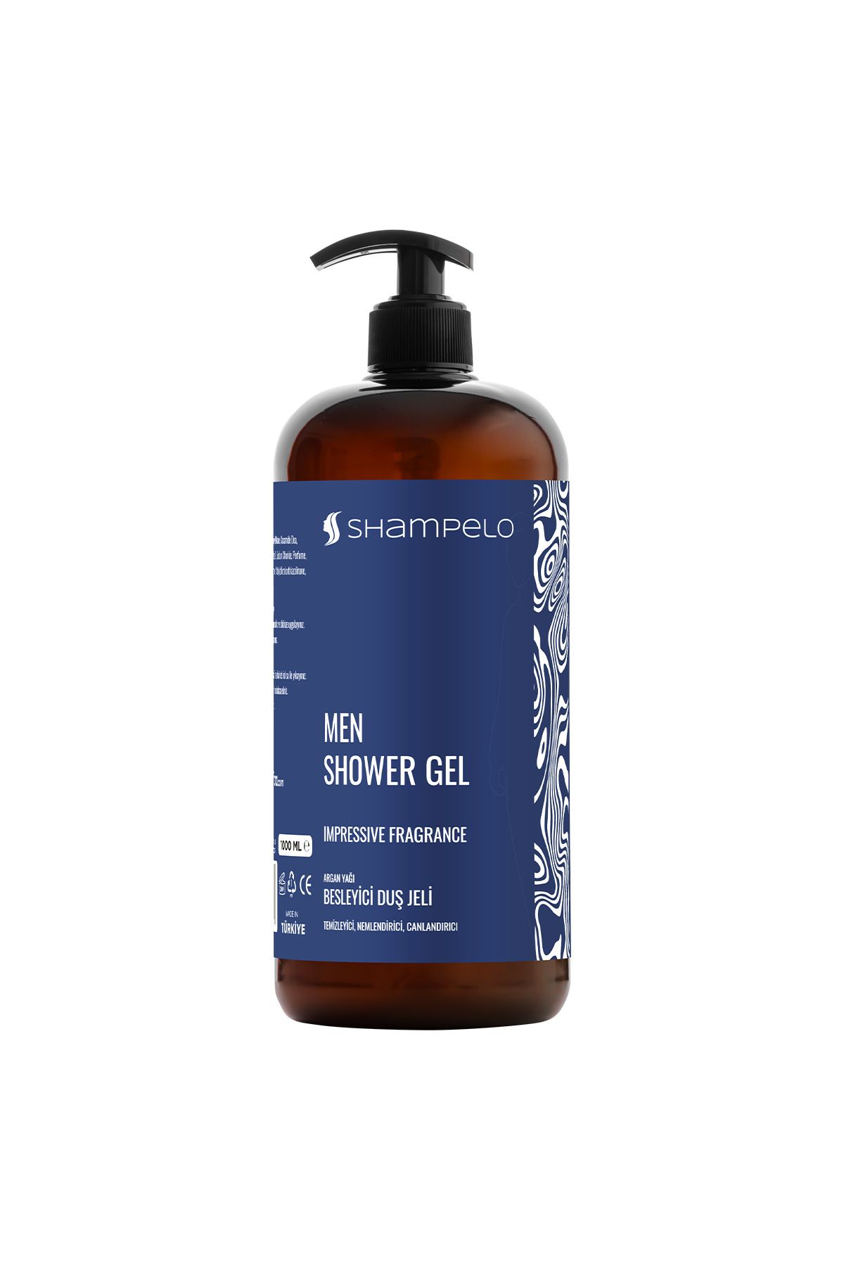 Shampelo Erkek Duş Jeli Arındırıcı Besleyici Ve Nemlendirici 1 Lt