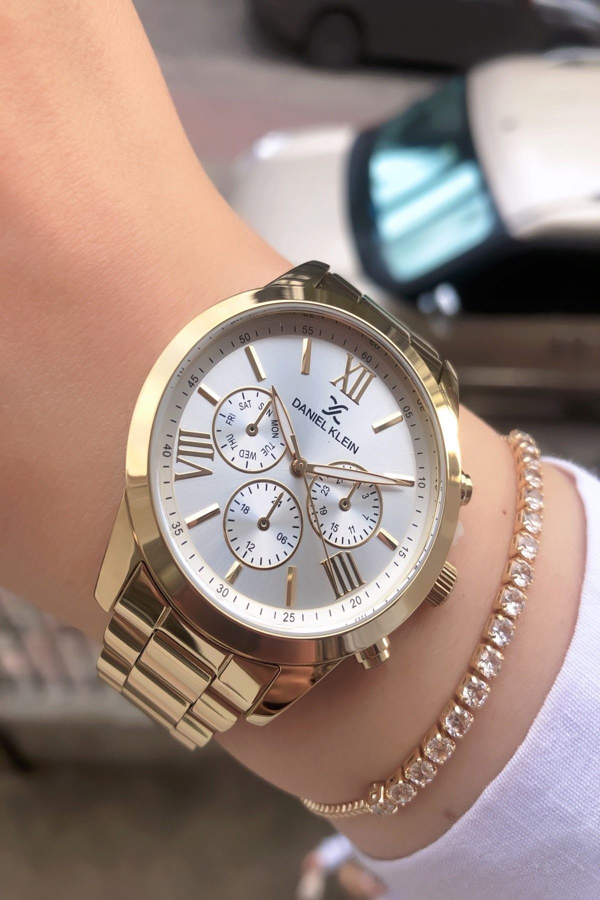 Daniel Klein Watch Yellow Plain Trendyol