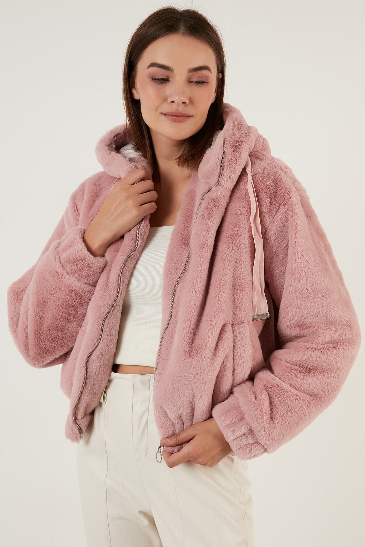 Forever 21 sale faux fur jacket