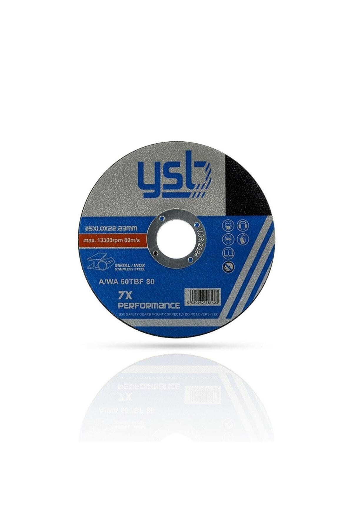 YSB Inox Metal Kesici Taş 115x1.0x22.23 (10 Adet)