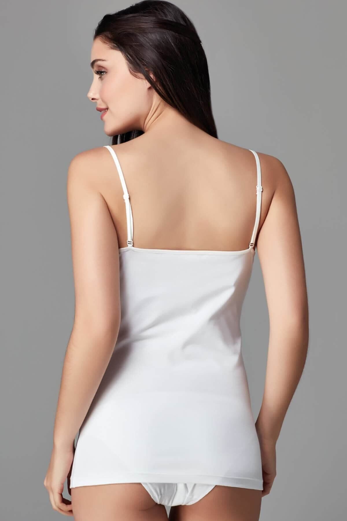Buy DAGİ White Basic Bodysuits, Regular Fit, Thin Straps Underwear for  Women in White 2024 Online