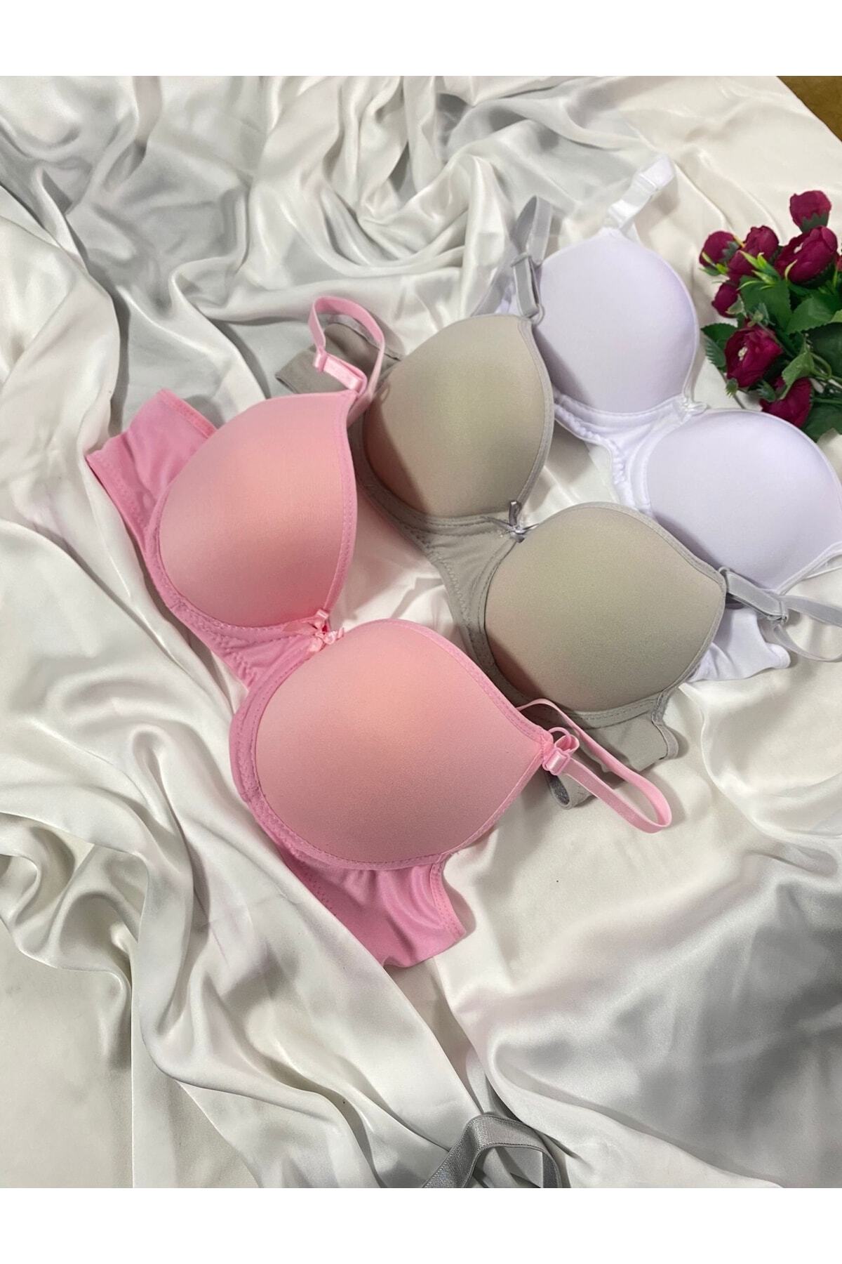 Women's Filled Underwire Micro 3-Piece Bra