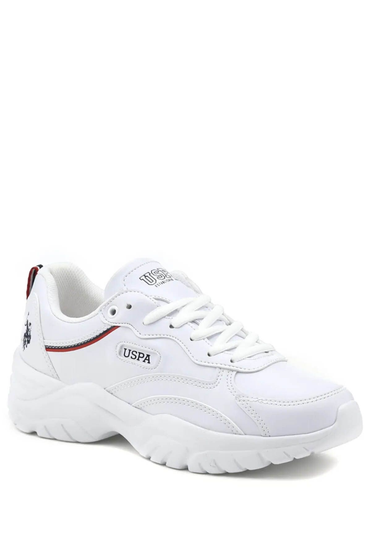 BASE. کفش کتانی زنانه با زیره بلند Polo Assn Tracey U.S. Polo Assn.