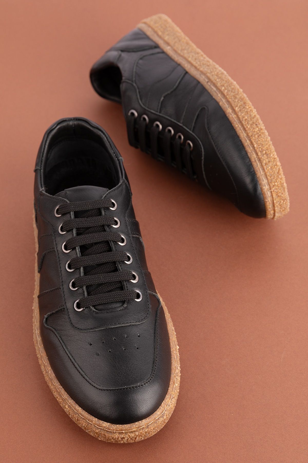 Gondol-Genuine Leather Inside and Outside Daily Comfortable Shoes gnd.20570 - Black - 41 2