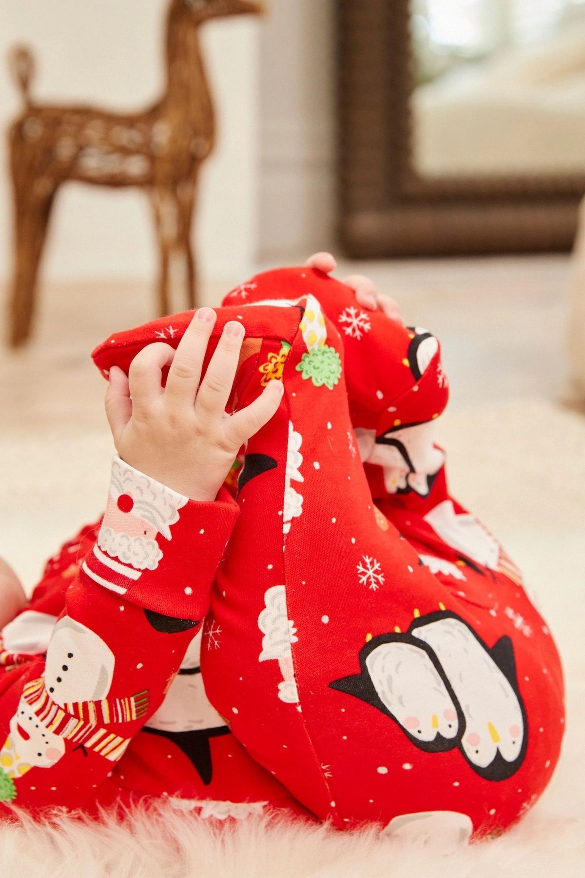 Next Baby 100 Organic Cotton Christmas Onesie Trendyol