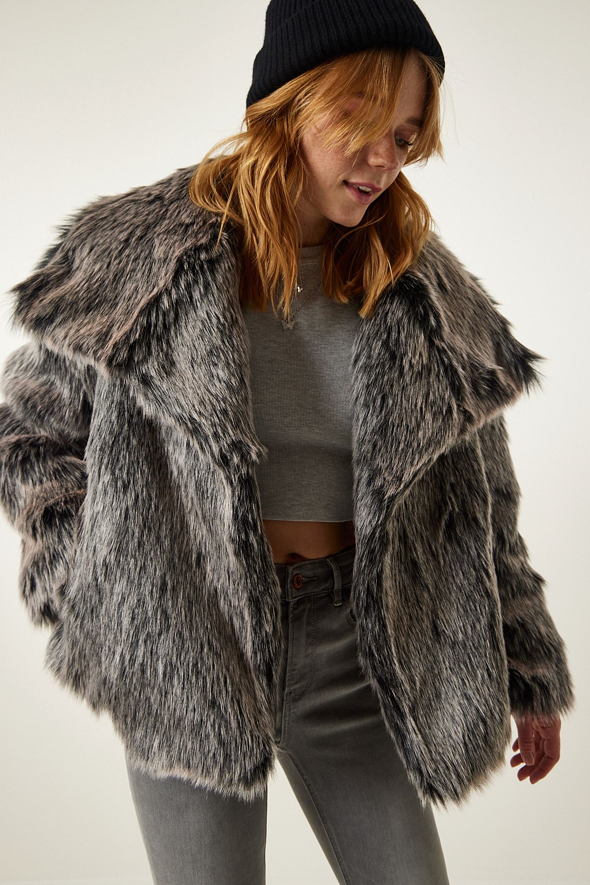 Weekday tabitha faux fur jacket 2025