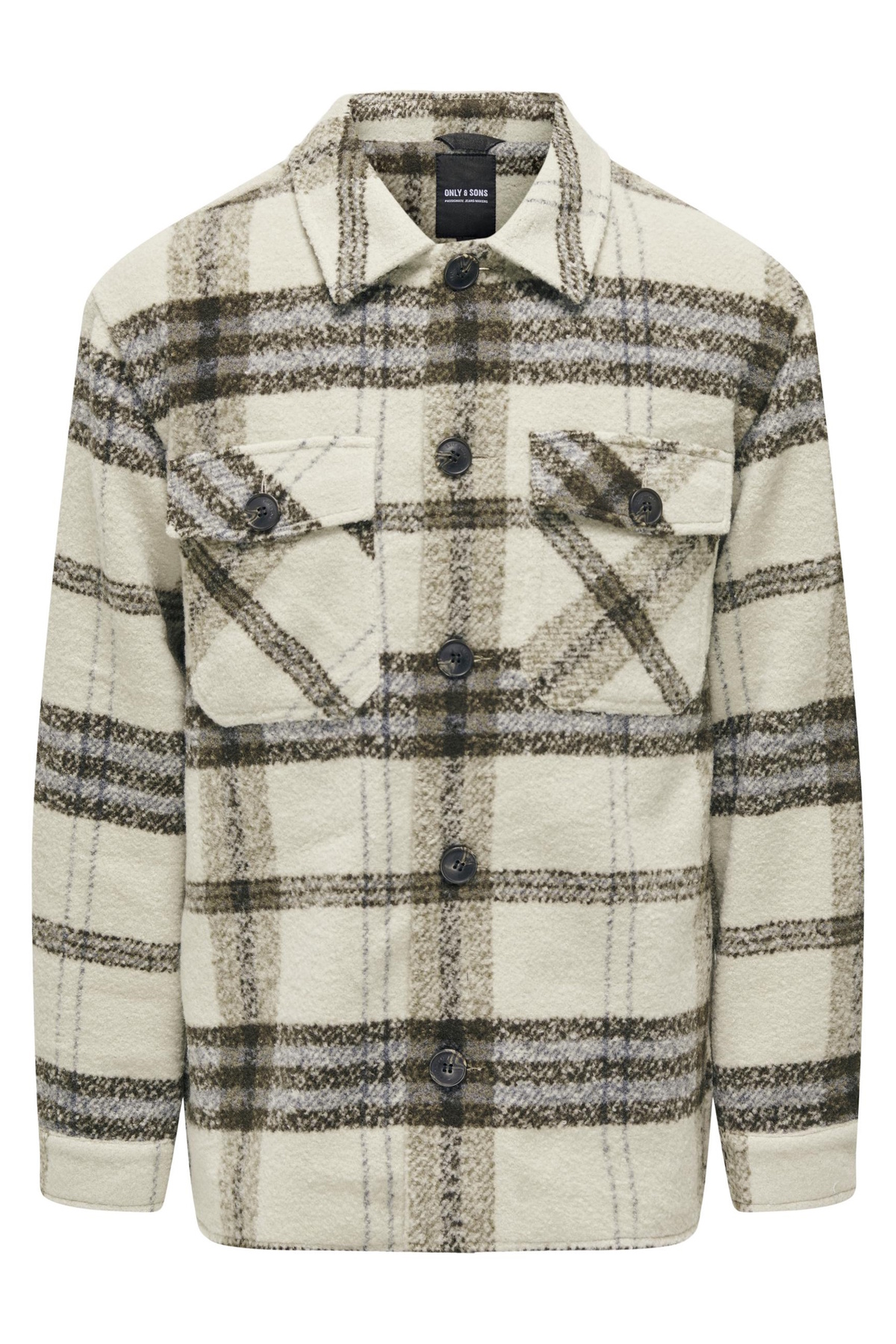 Only Sons Jacke CANE Hemdjacke, Knopfleiste und Brusttaschen