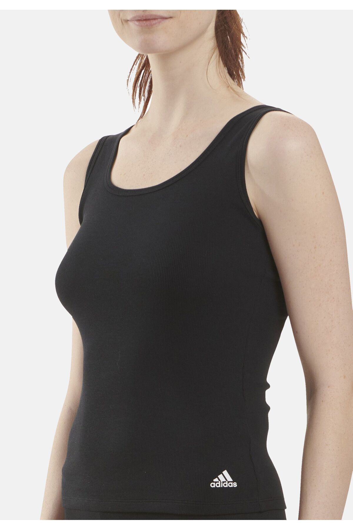 adidas-Rundhalsausschnitt und Etikett Baskılı Hemd Tank Top 2