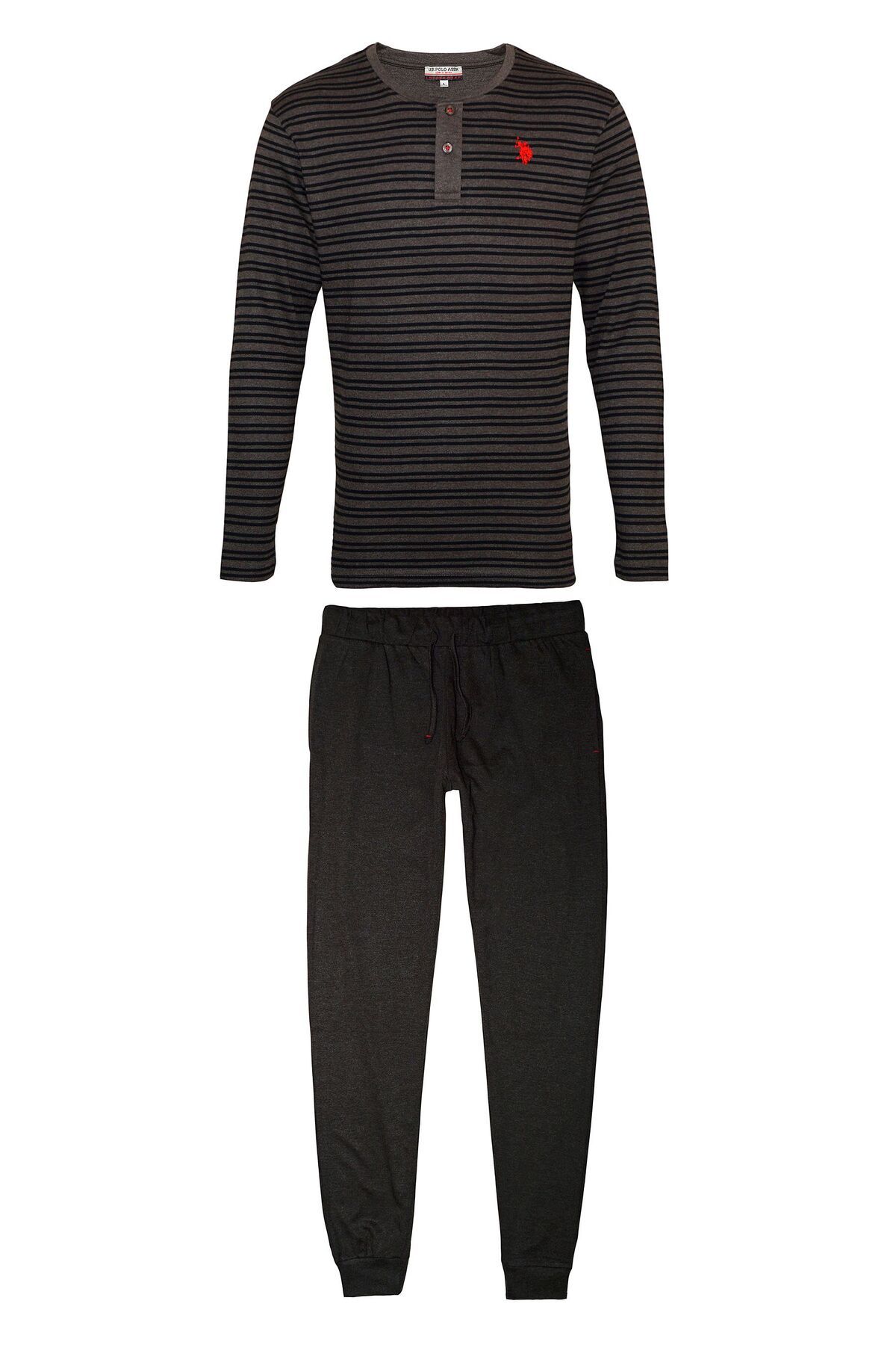 U.S. Polo Assn. Pyjama Set Longsleeve und Hose im Set Trendyol