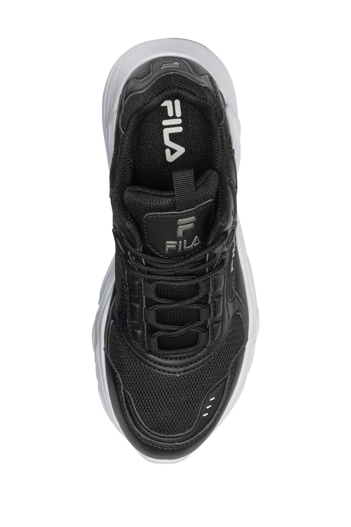 Fila-Schwarze Sneakers für Damen/Mädchen 8