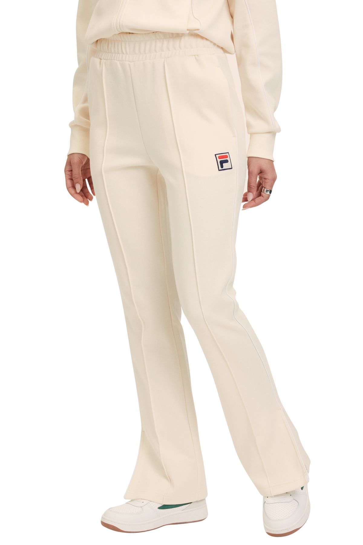 Fila-Spodnie dresowe typu Bootcut LAIBEN w kolorze antycznej bieli 3