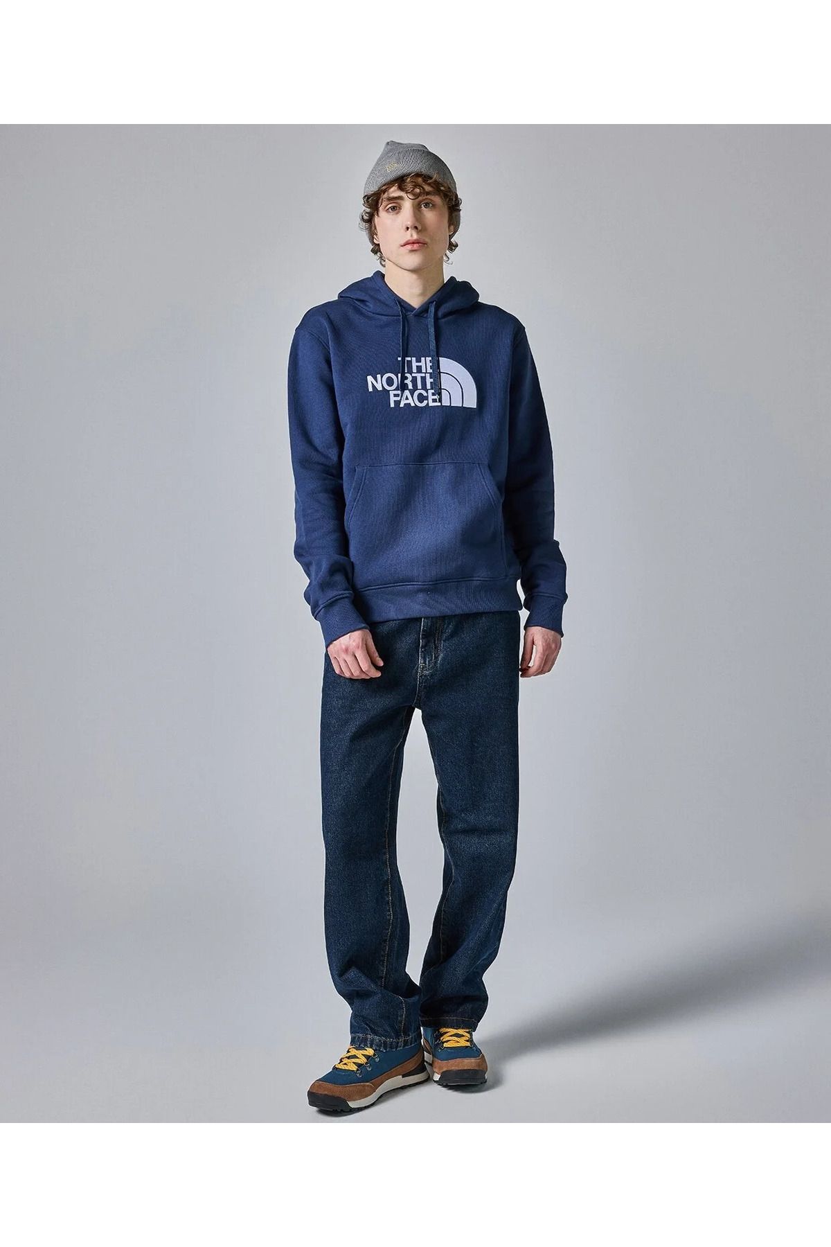 The North Face Sports Sweatshirt Dark blue Regular fit Trendyol