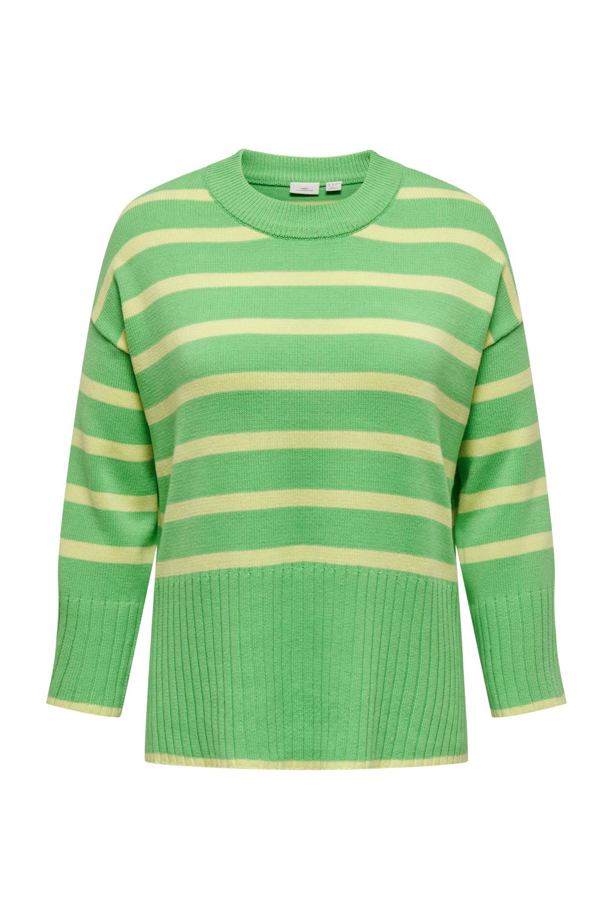 Only Carmakoma-CARHELLA LS LOOSE STRIPED O-NECK KNT 1