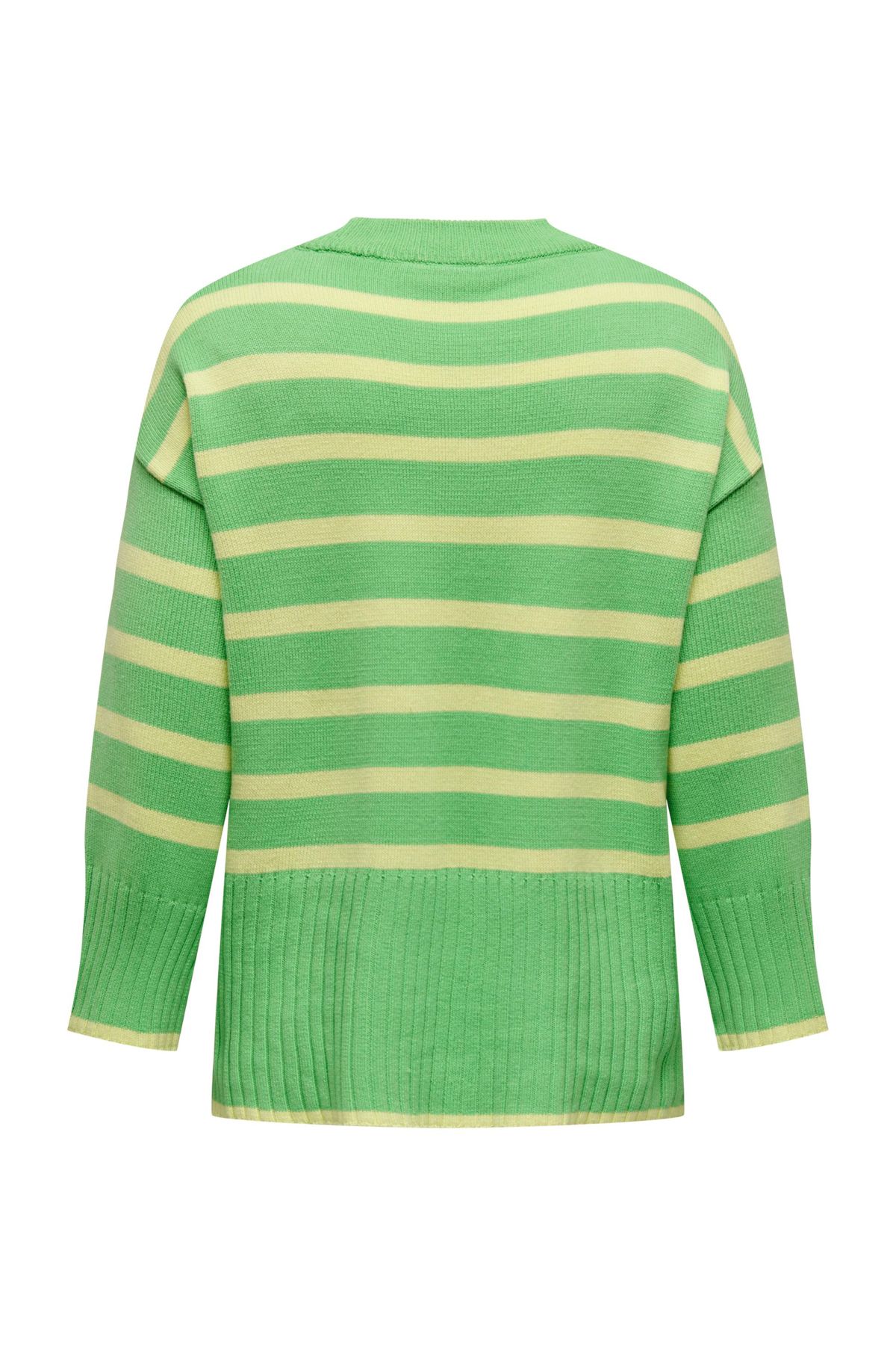 Only Carmakoma-CARHELLA LS LOOSE STRIPED O-NECK KNT 2