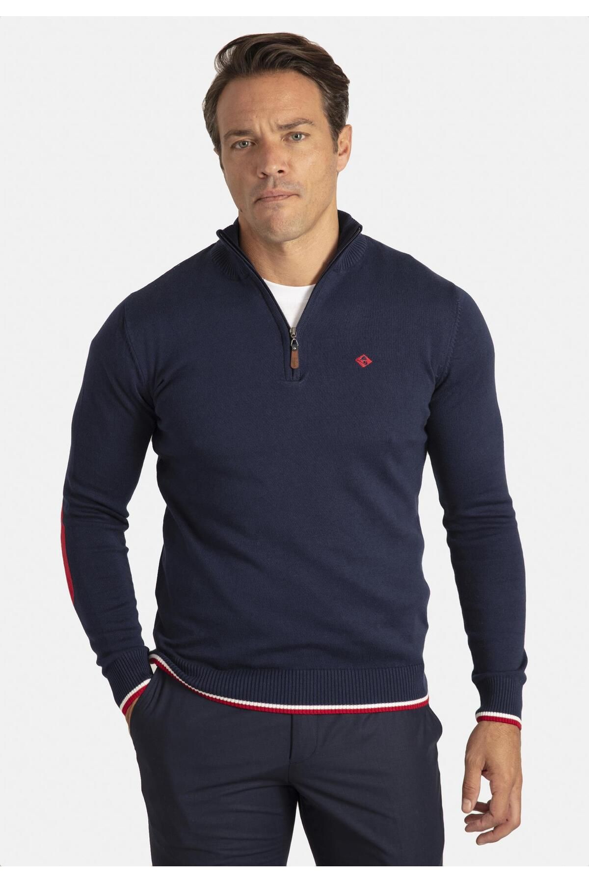 Sir Raymond Tailor S 6590829 Navy Blue 100 Cotton Men s Half