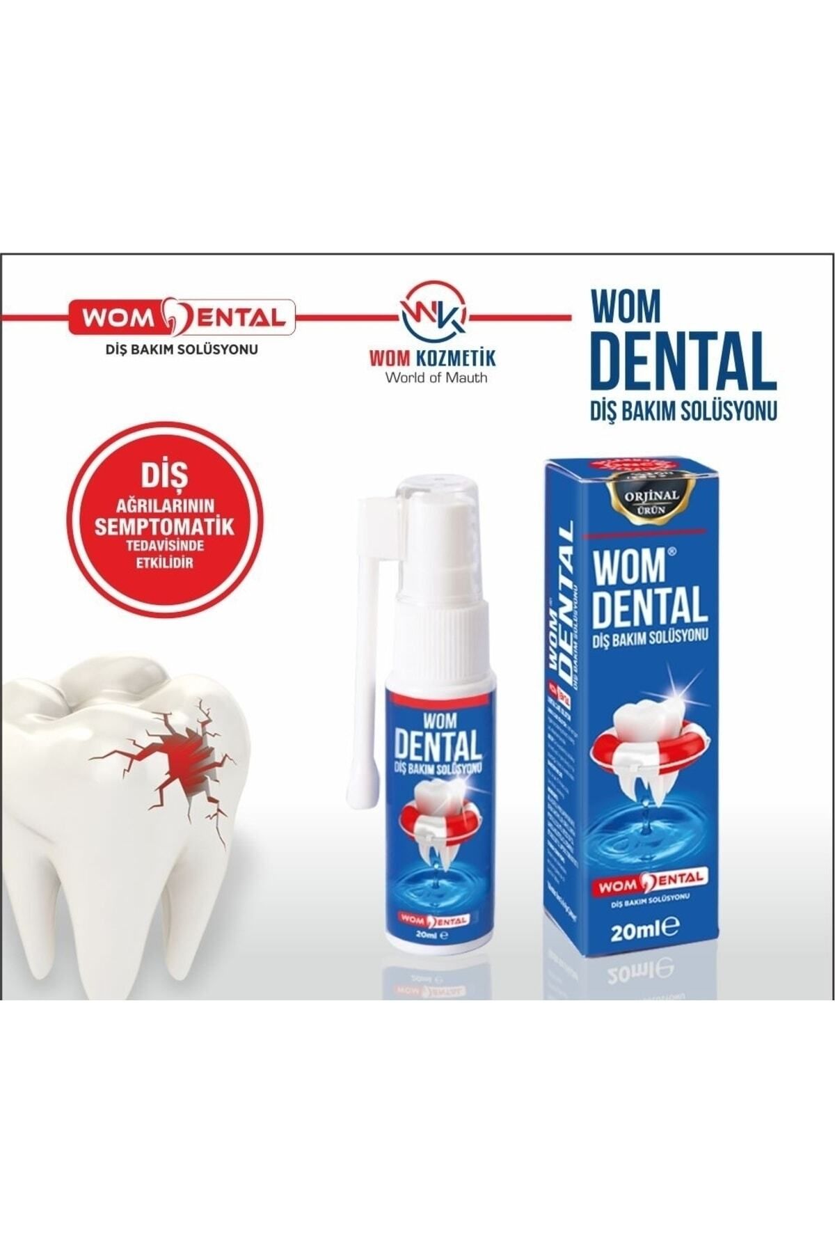 Wom DENTAL-Dental Care Solution 20 ml (2PCS) 2