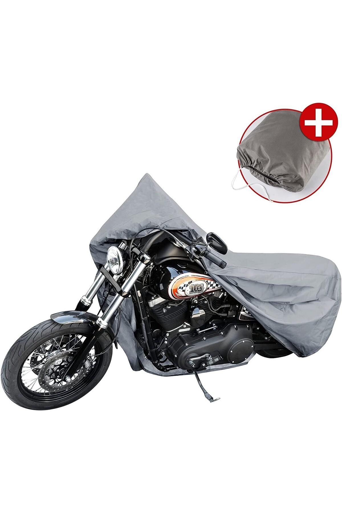 AutoZEL RKS Grace 202 Pro GRAY MOTORCYCLE BRAND REAR BAG UNCOMPATIBLE ...