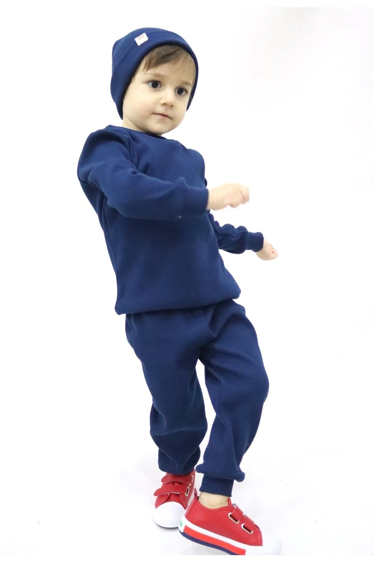 Fittili Bebek Ve Çocuk 3lü Takım Lacivert