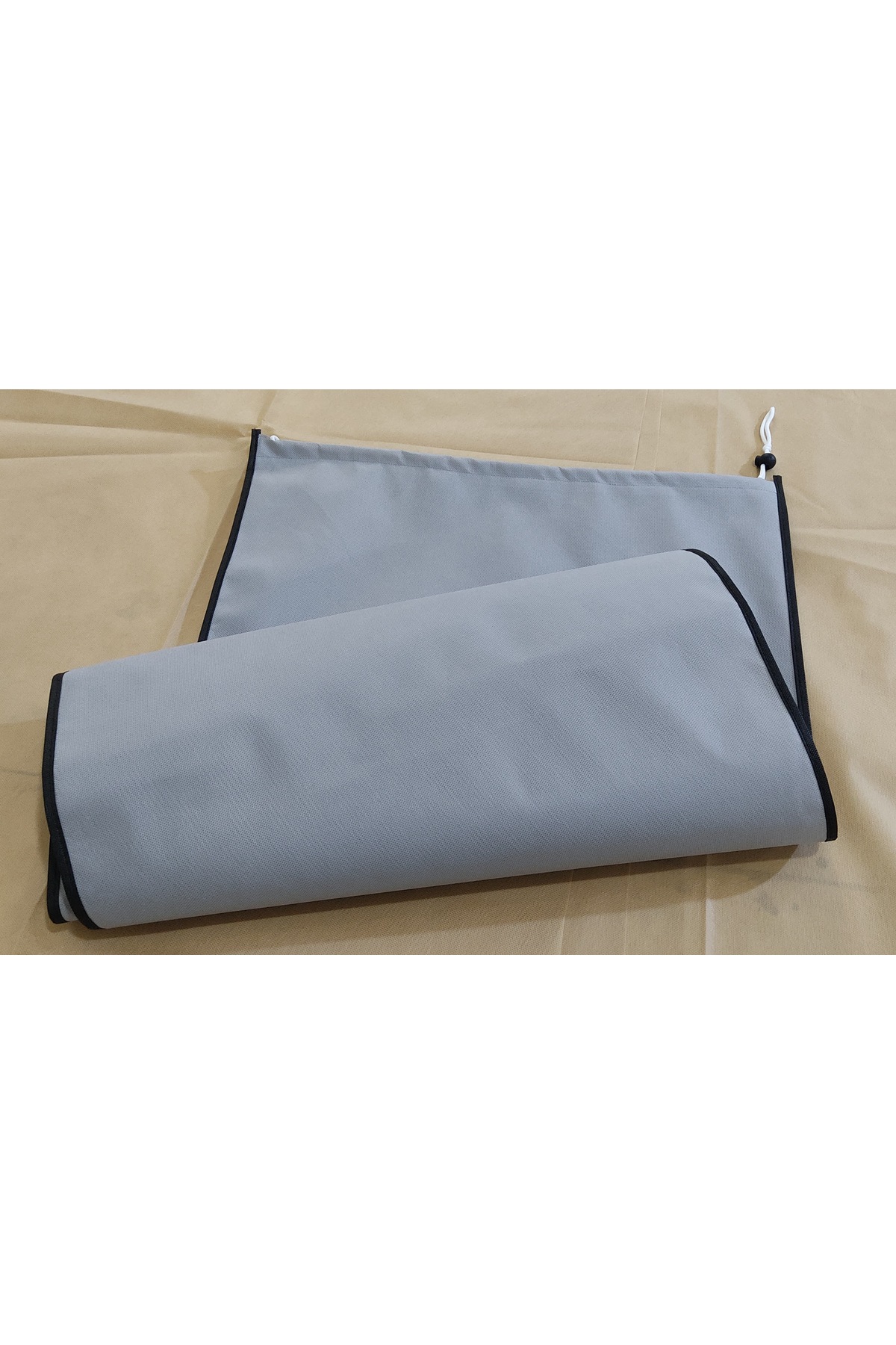 Yatak Odası Yolluk Halı Seti Kılıfı 120x53 cm, Çoklu Yolluk Saklama ve Taşıma Hurcu., GRİ RENK