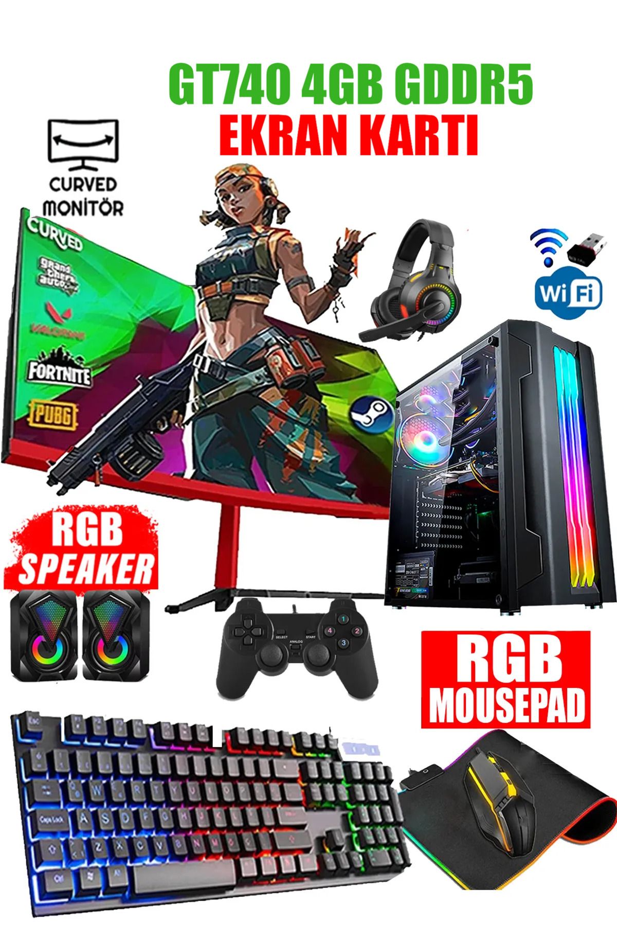 DMC X41 PUBG GTA 5 I7 860 16gb 256gb Ssd 500gb Hdd 4gb Gt740