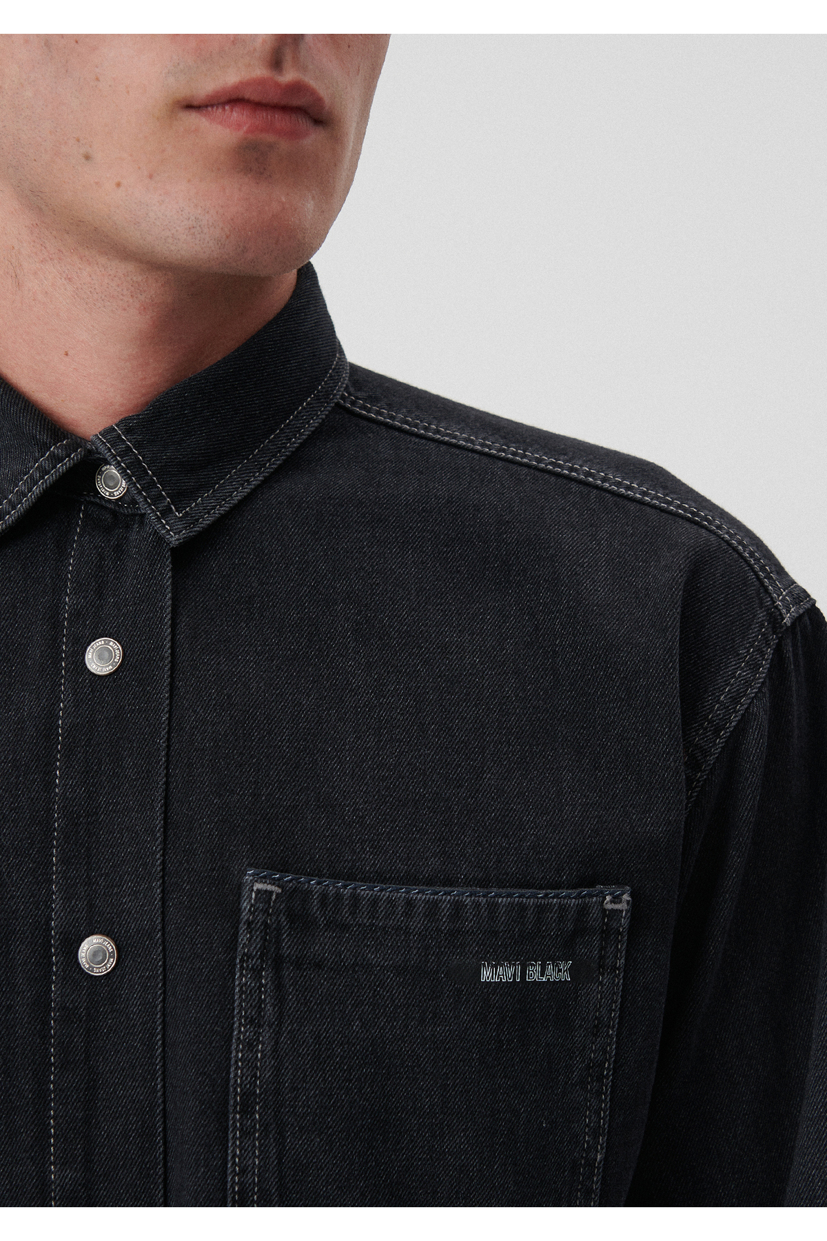 پیراهن مردانه ماوی | 210588 Mavi - Image 5