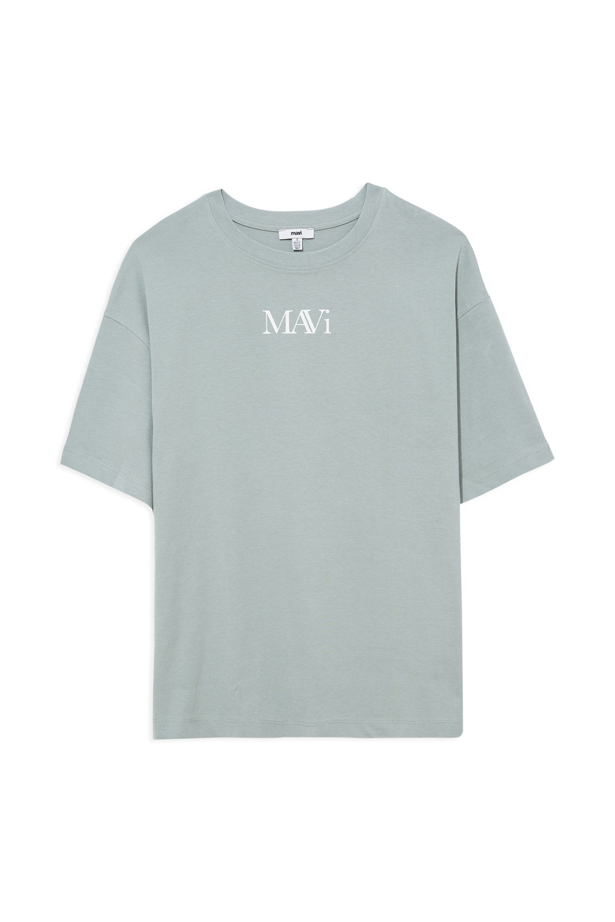 Mavi تی شرت سبز چاپی آرم بزرگ / بخش گسترده 1611593-71787