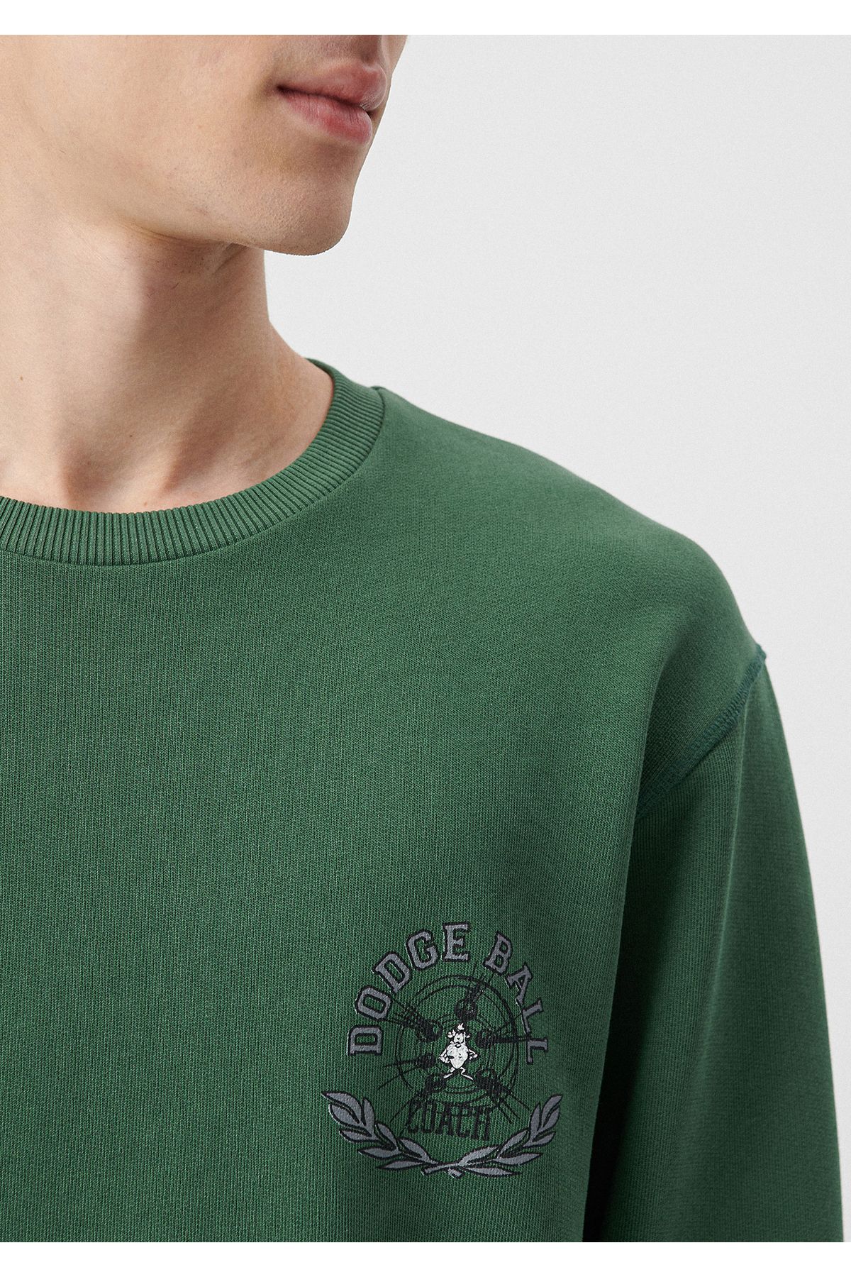 Mavi Tazmanya Monster Printed Green Sweatshirt 06111667-71580
